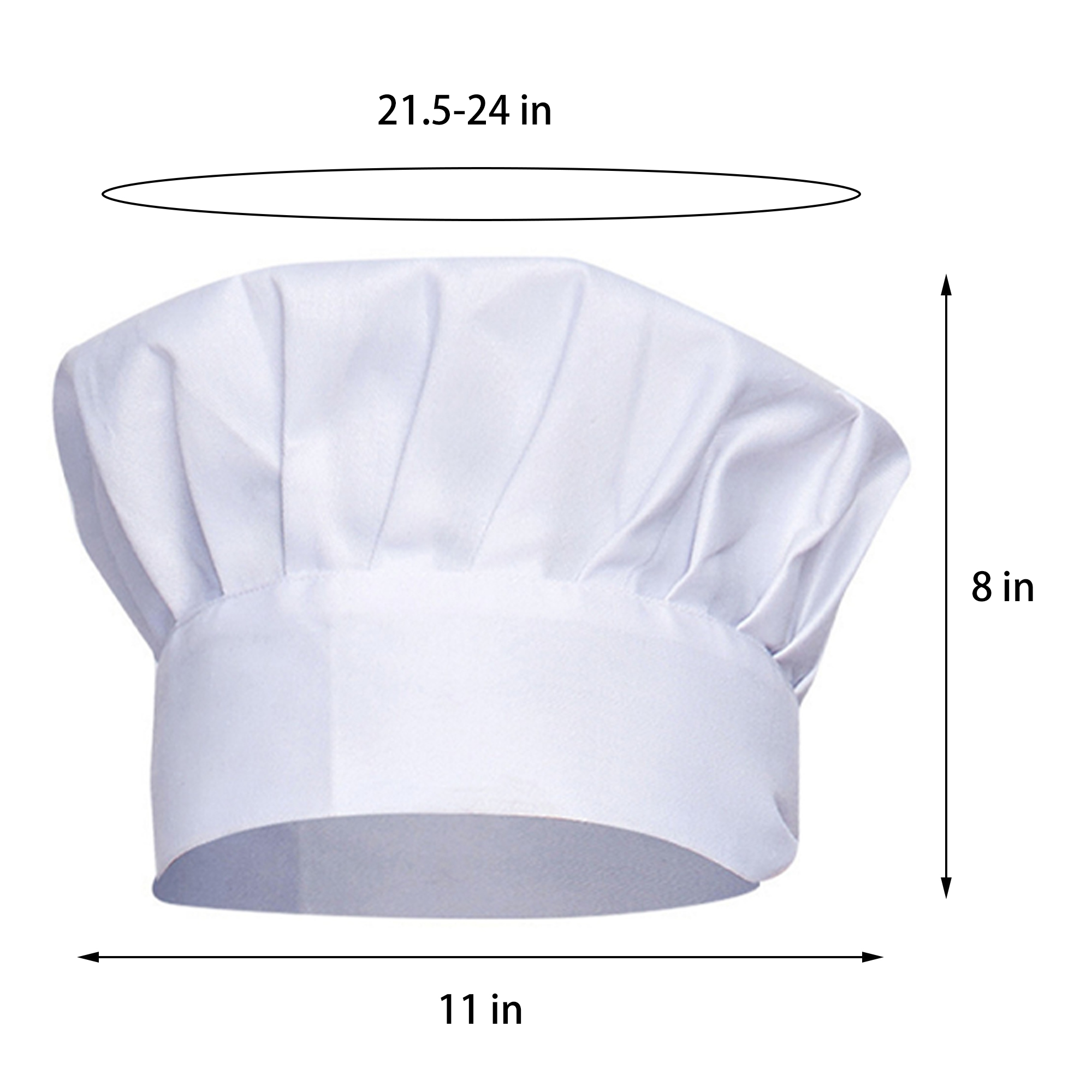 Full Color Adjustable Chef Hat 6