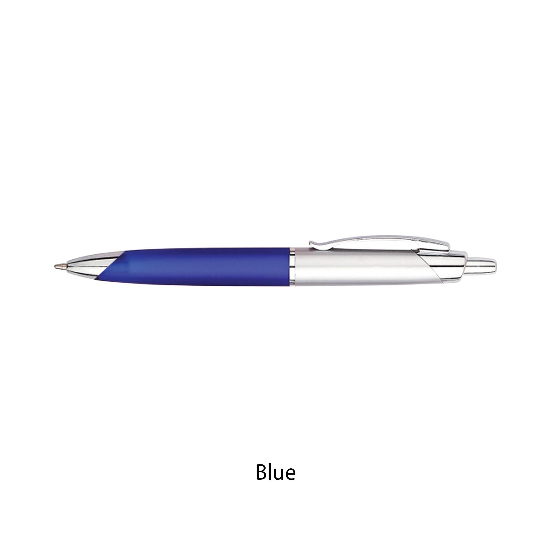 Half Tip Plastic Click Ballpoint Pen 20