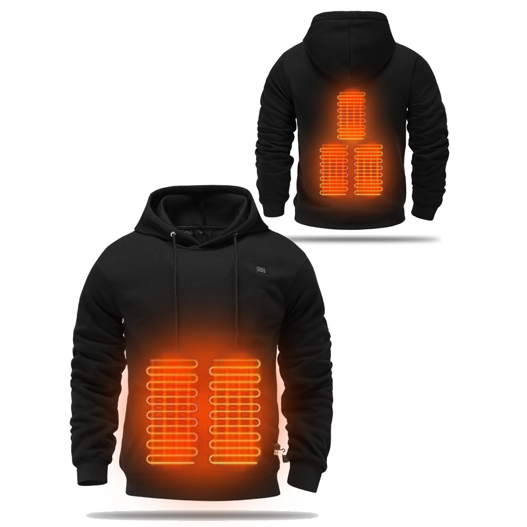 Unisex Heated Hoodie Sweatshirt, custom hoodie or sweatshirt with logo imprint 13