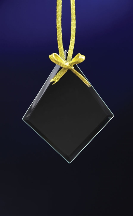 Diamond Etched Ornament