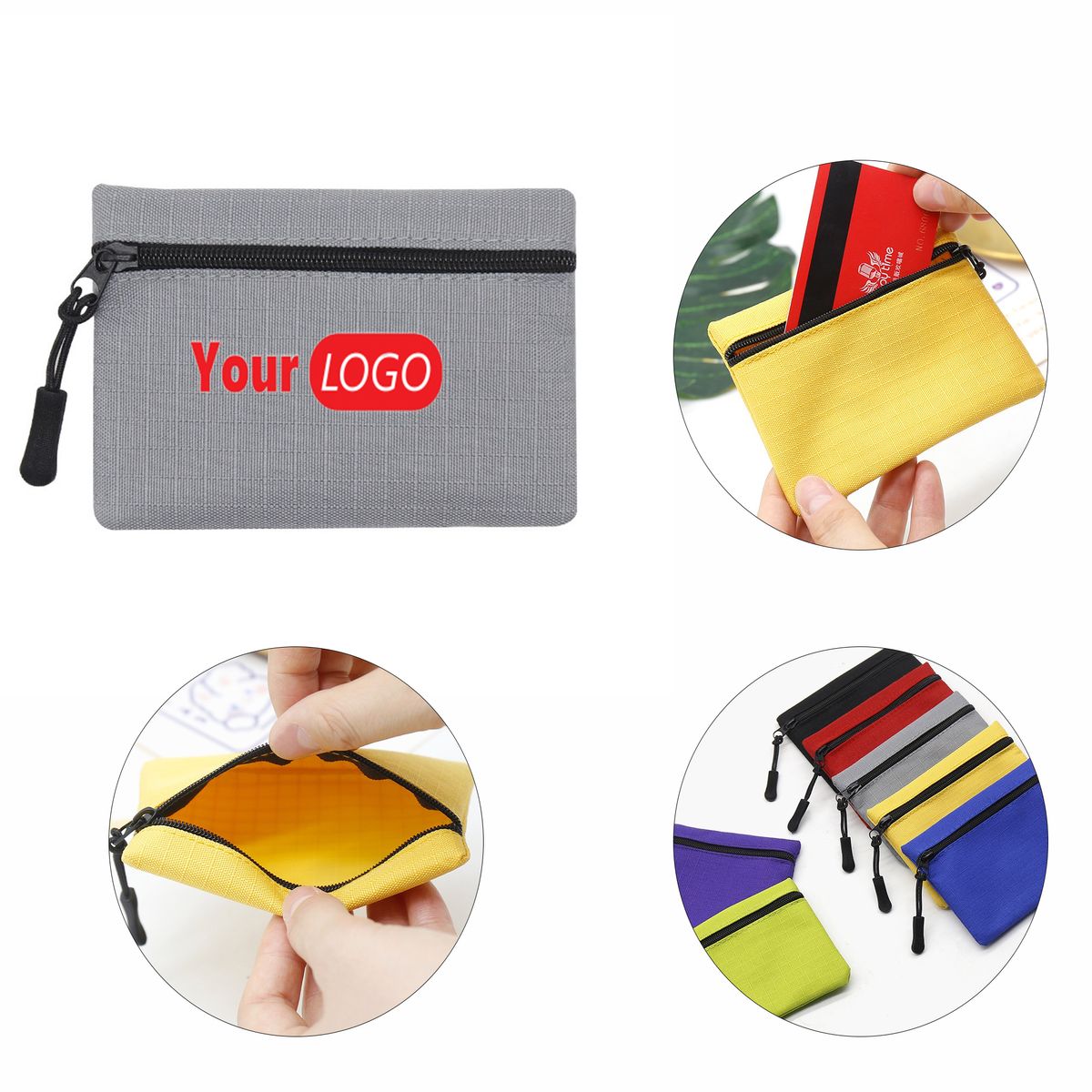 Zip Mini Coin Purse MOQ 1pcs 4