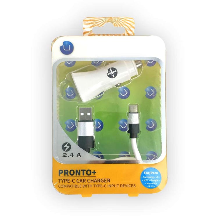 Type-C Car Chargers - White 3