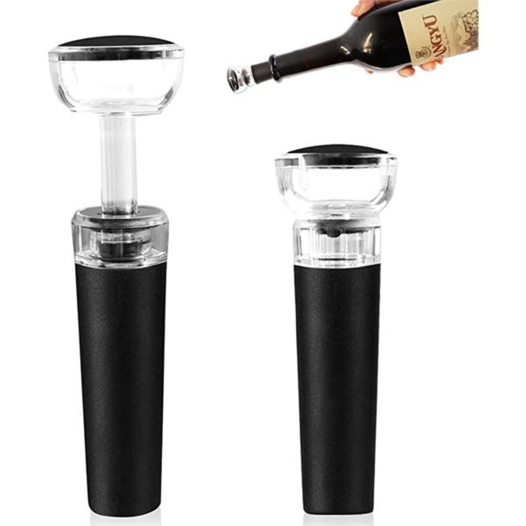 Reusable vacuum wine stopper