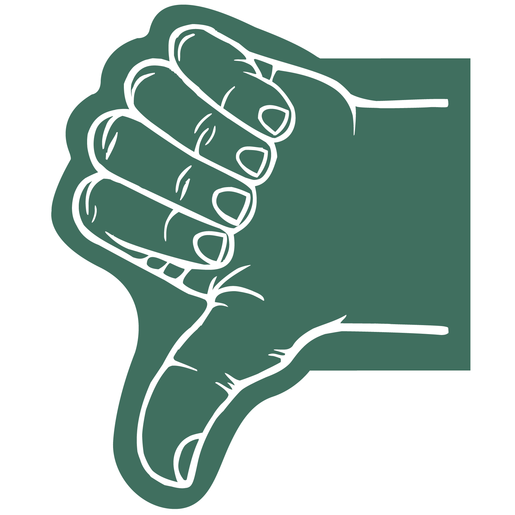 Thumb Foam Hand Mitt 77