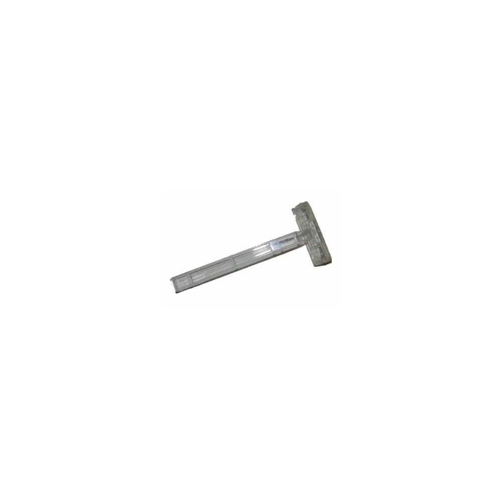 Single Blade Razors - White Safety Cover 4" 2