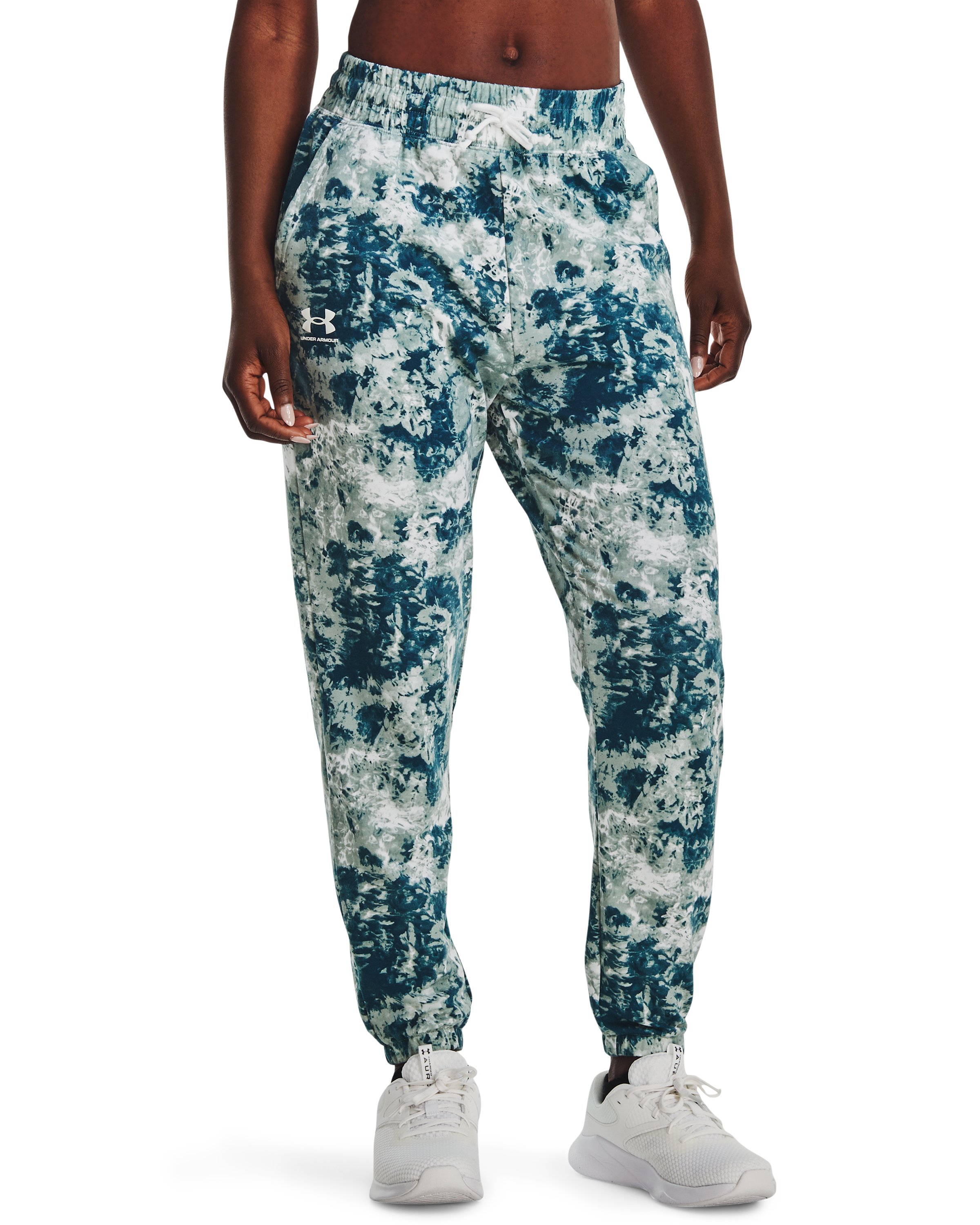 Women's UA Rival Terry Printed Joggers  13