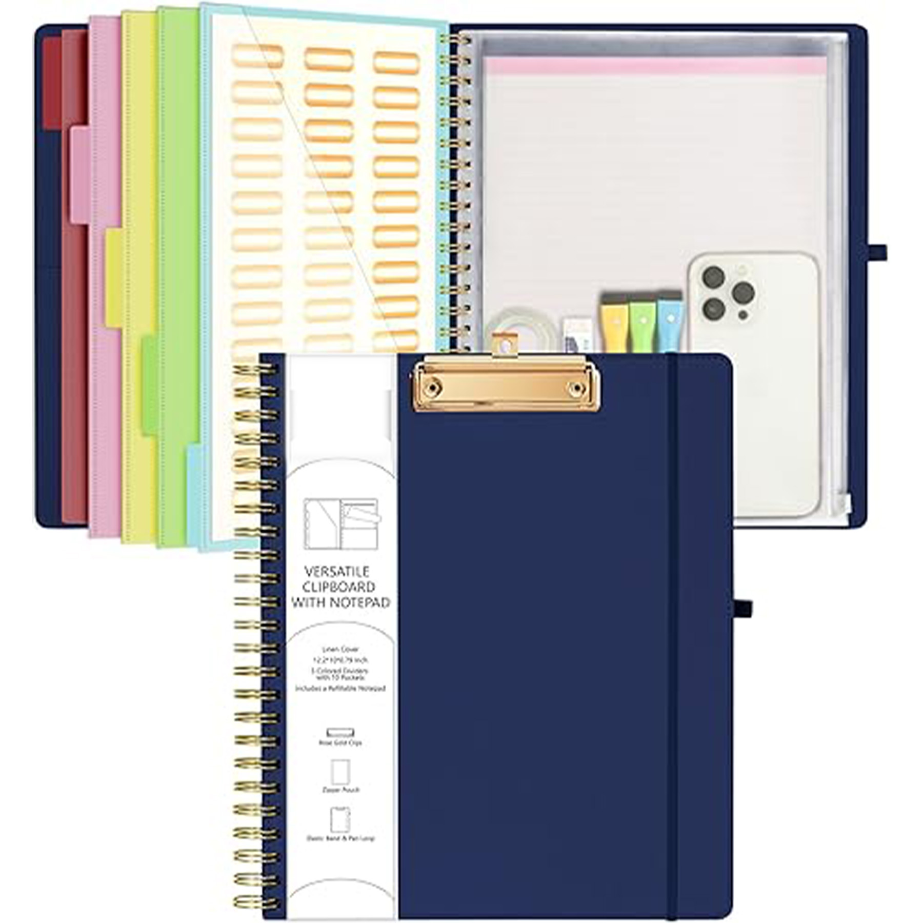 Portable Clipboard Combination With Folder And Notepad 43