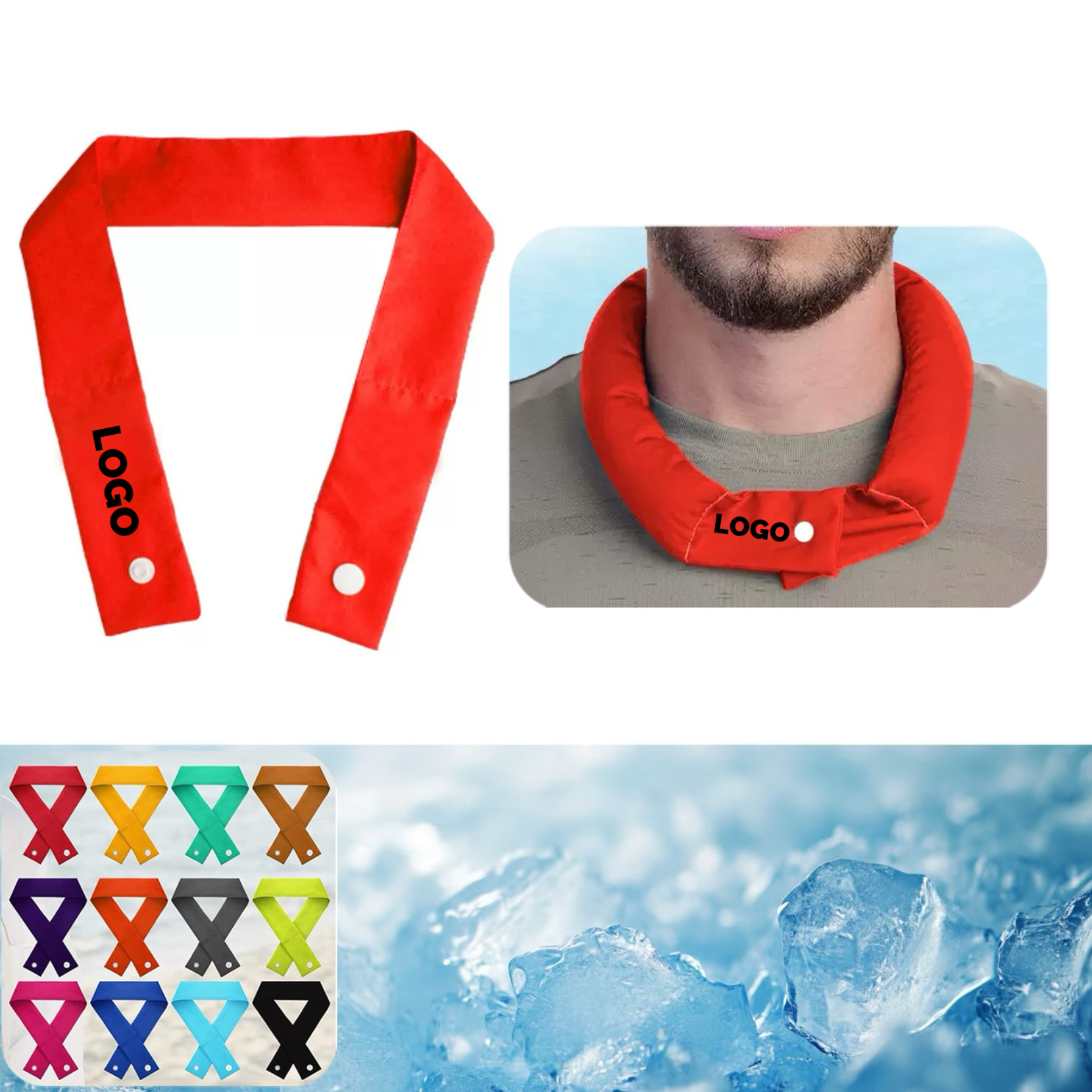 MOQ 10 pcs Cooling Neck Scarf 2