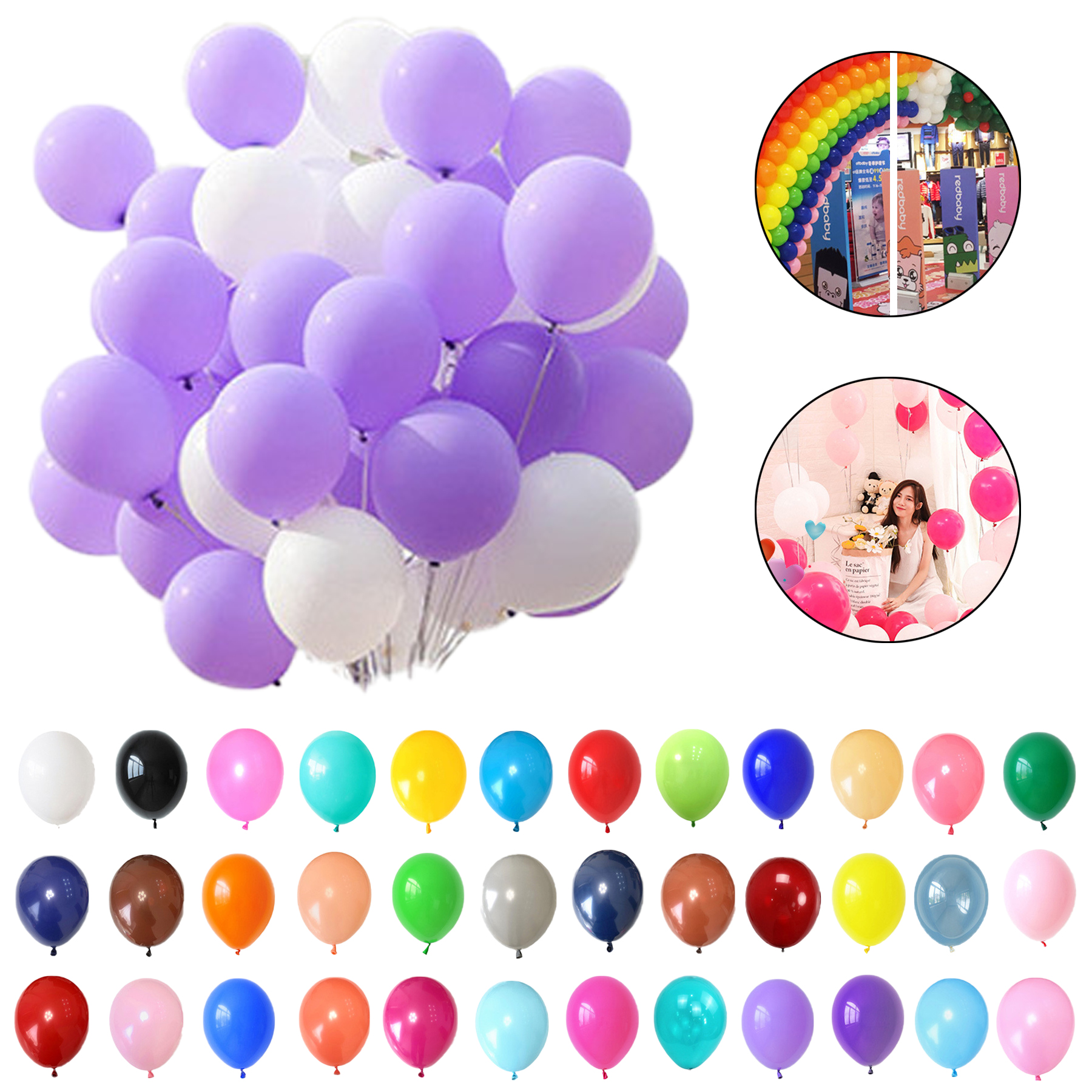 Solid Color Thickened 12 Inch Balloons 6