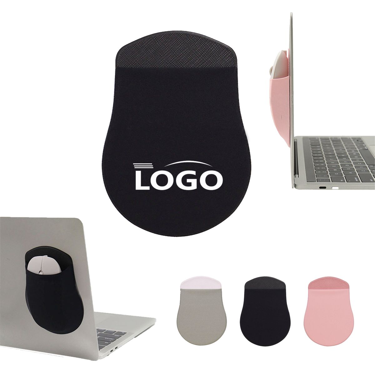 MOQ:50pcs Self-Adhesive Laptop Mouse Pocket 4