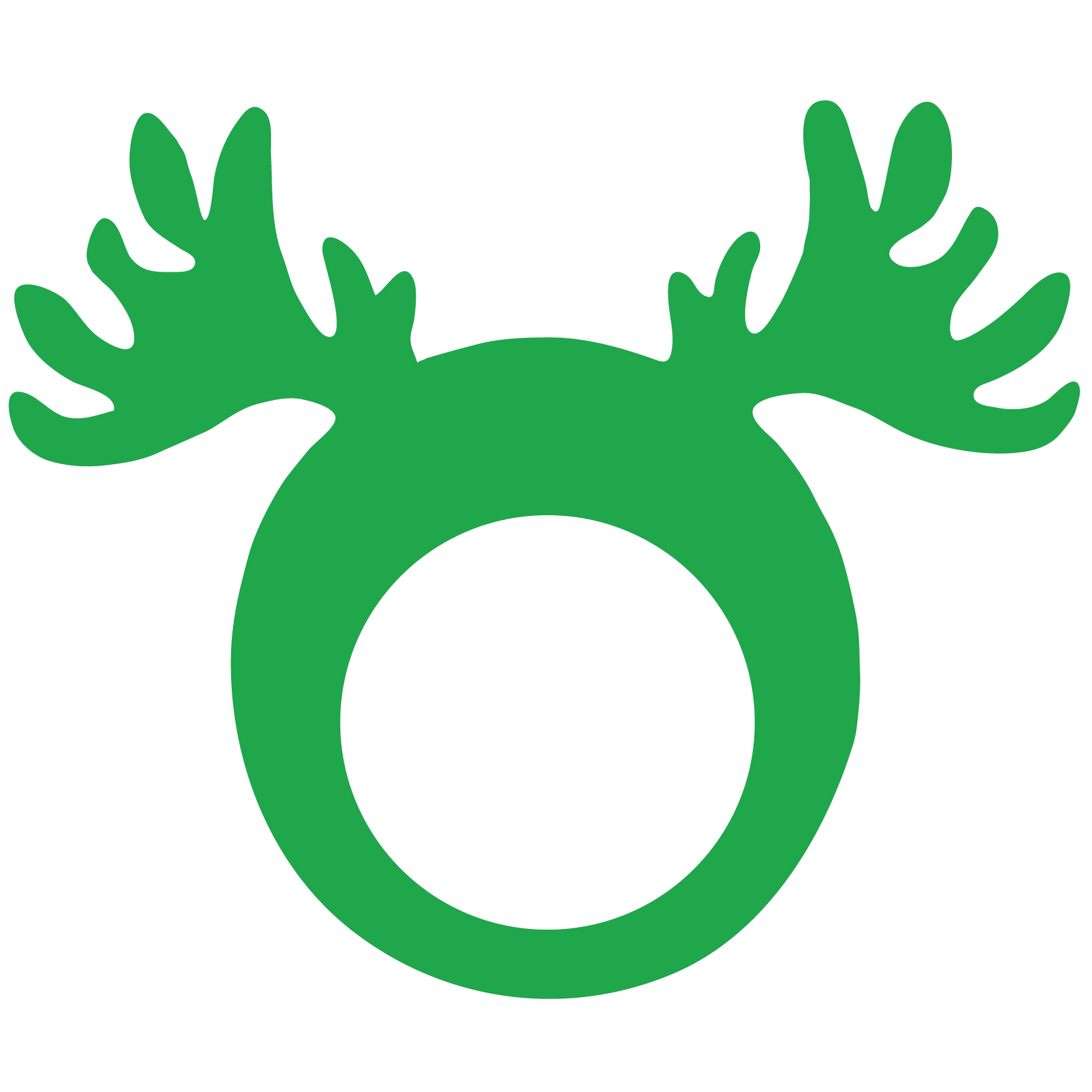 Reindeer Antler Pullover Visor 78