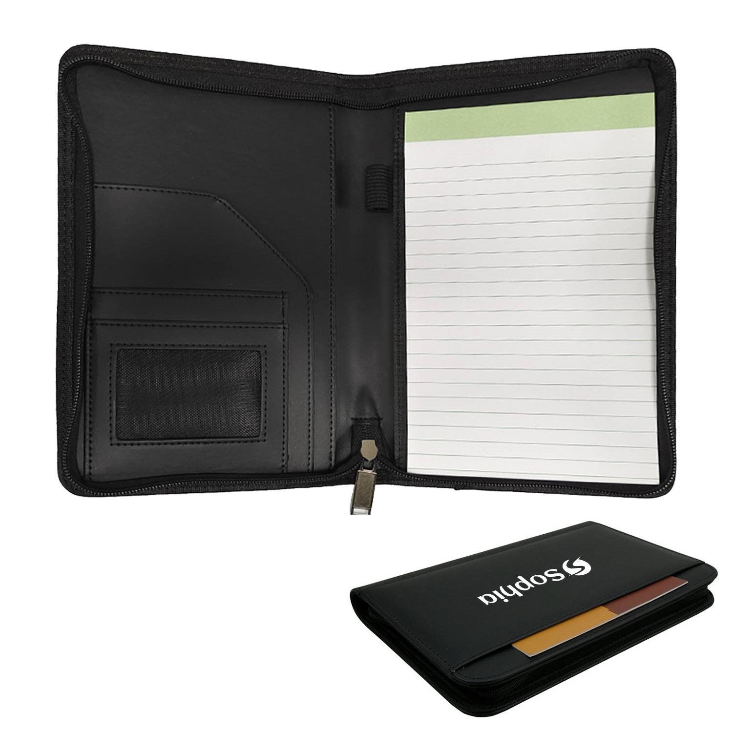 Zippered Padfolio Organizer