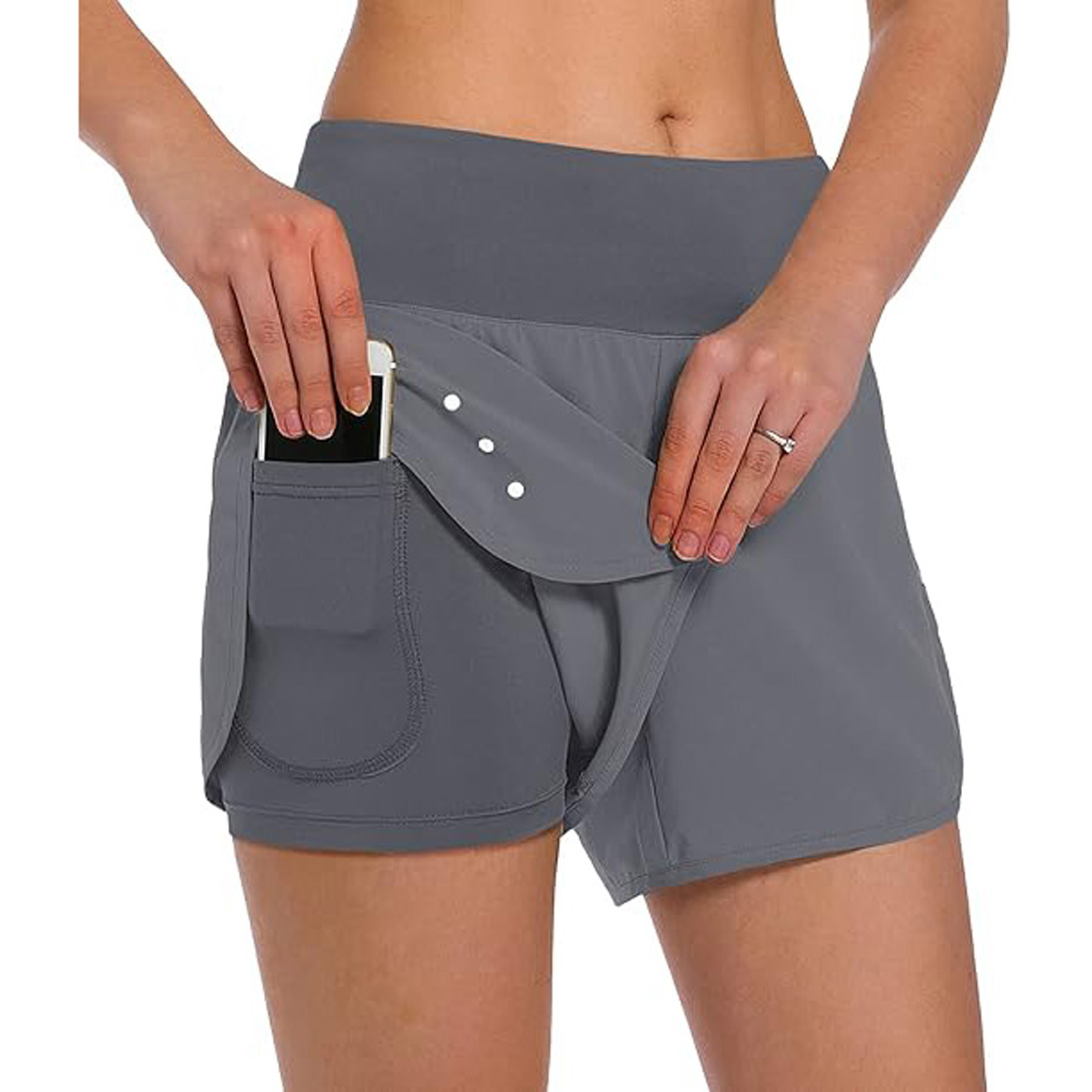 Women’s 2 in 1 Running Shorts 13