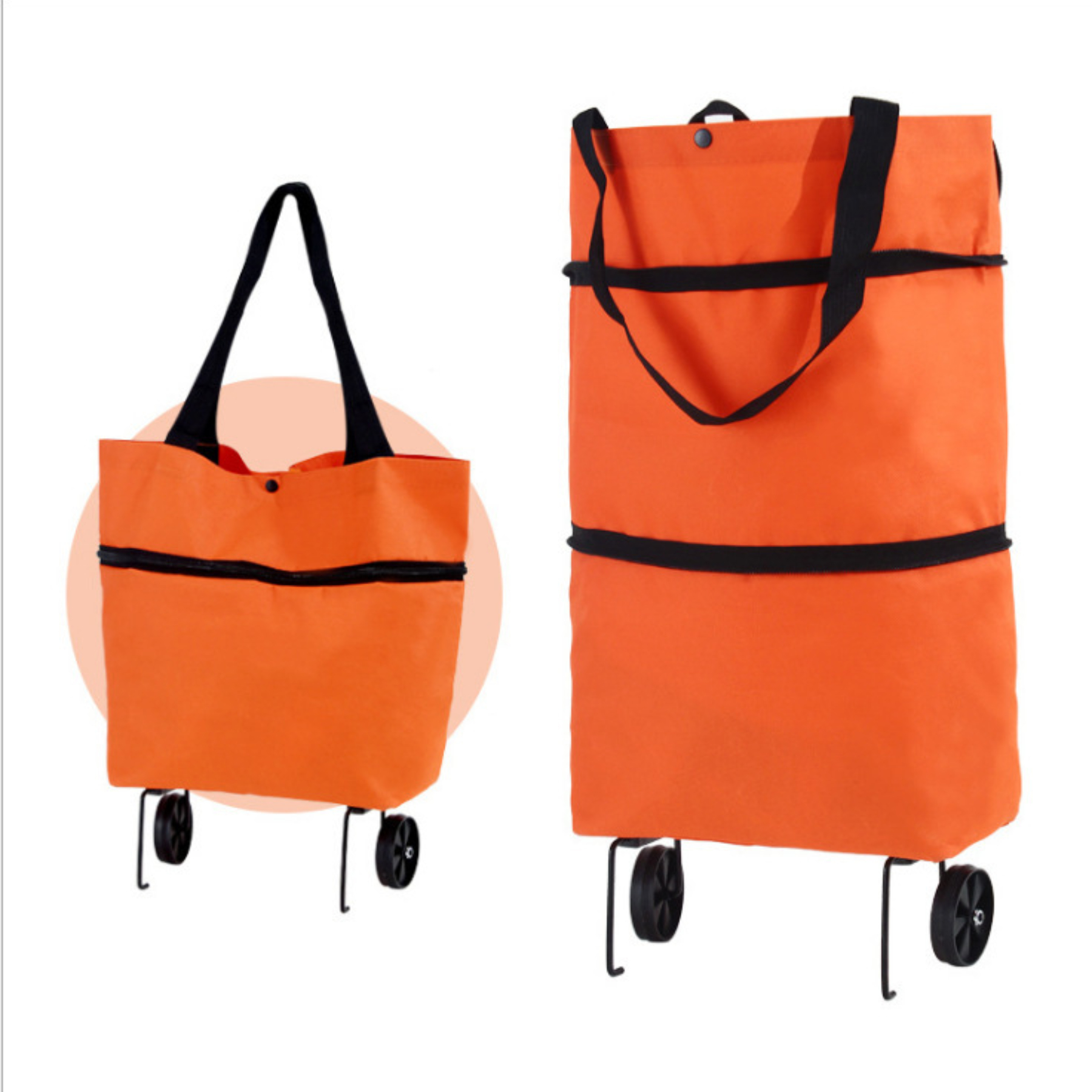 Collapsible Trolley Bag, custom tote bag with logo imprint 11