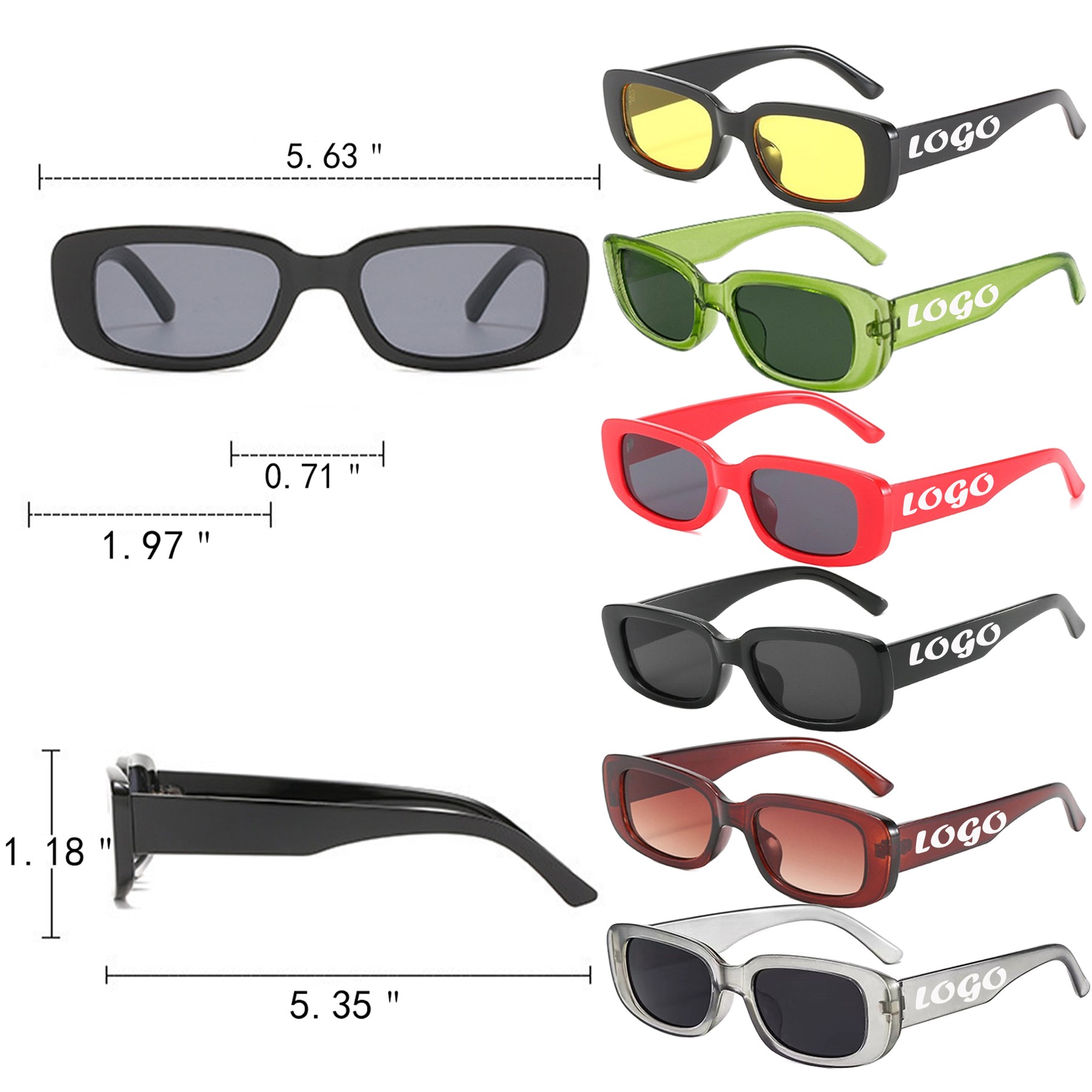 Rectangular Sunglasses