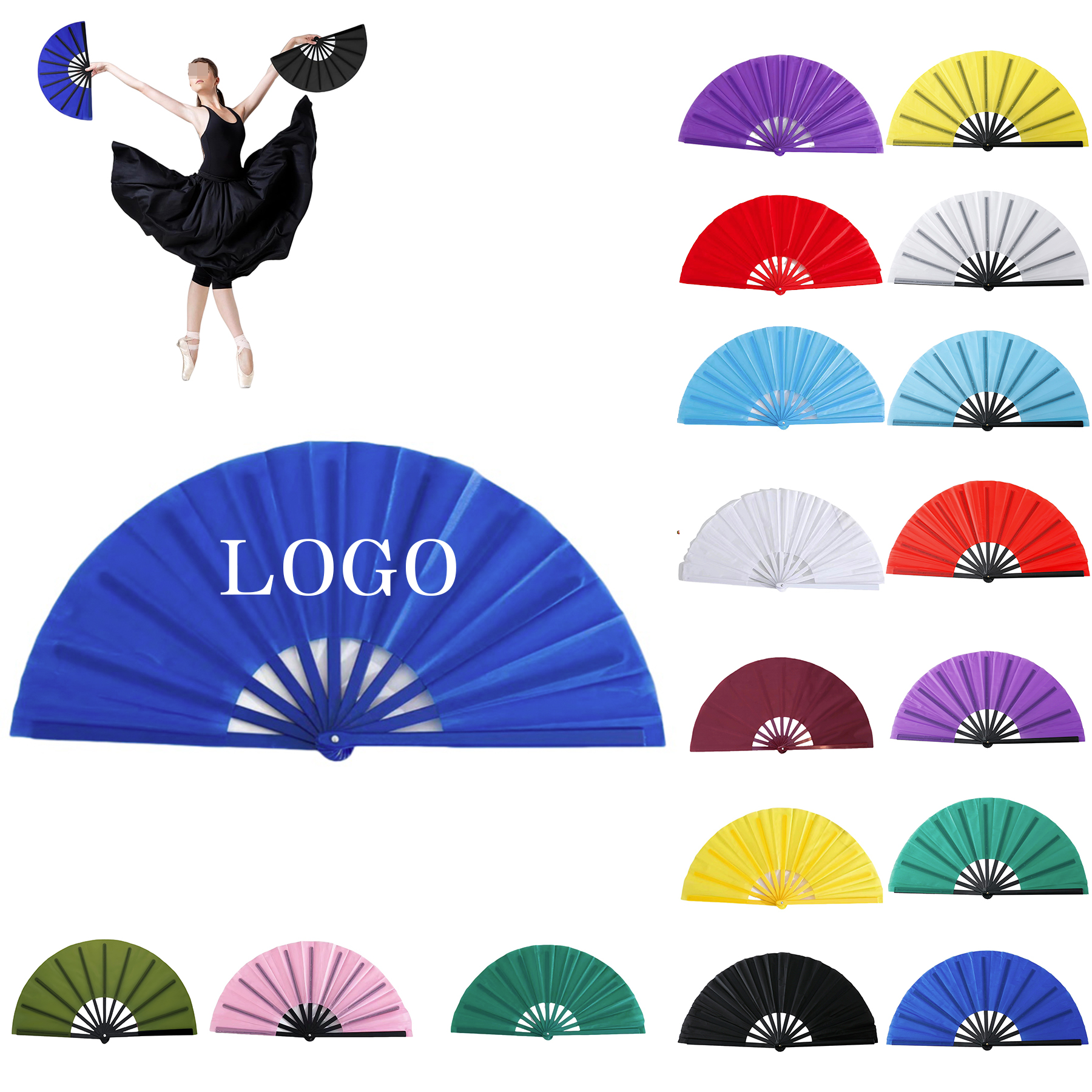 Folding Hand Rave Fan 3