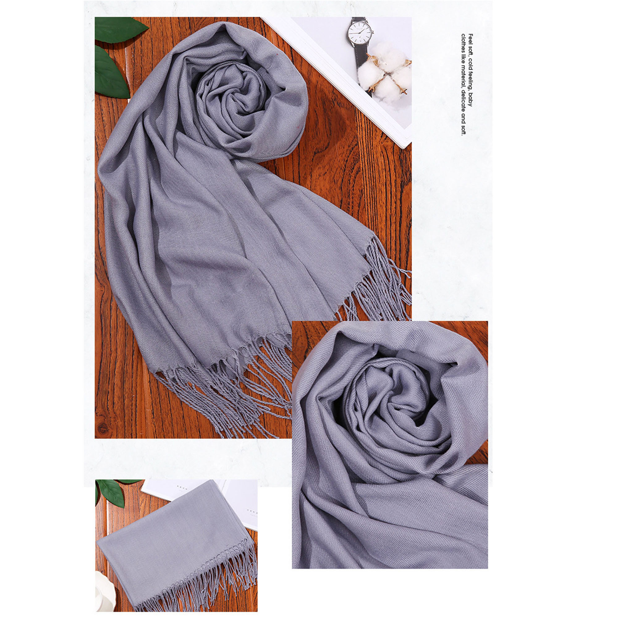 Cozy Long Scarf for Winter Warmth 5
