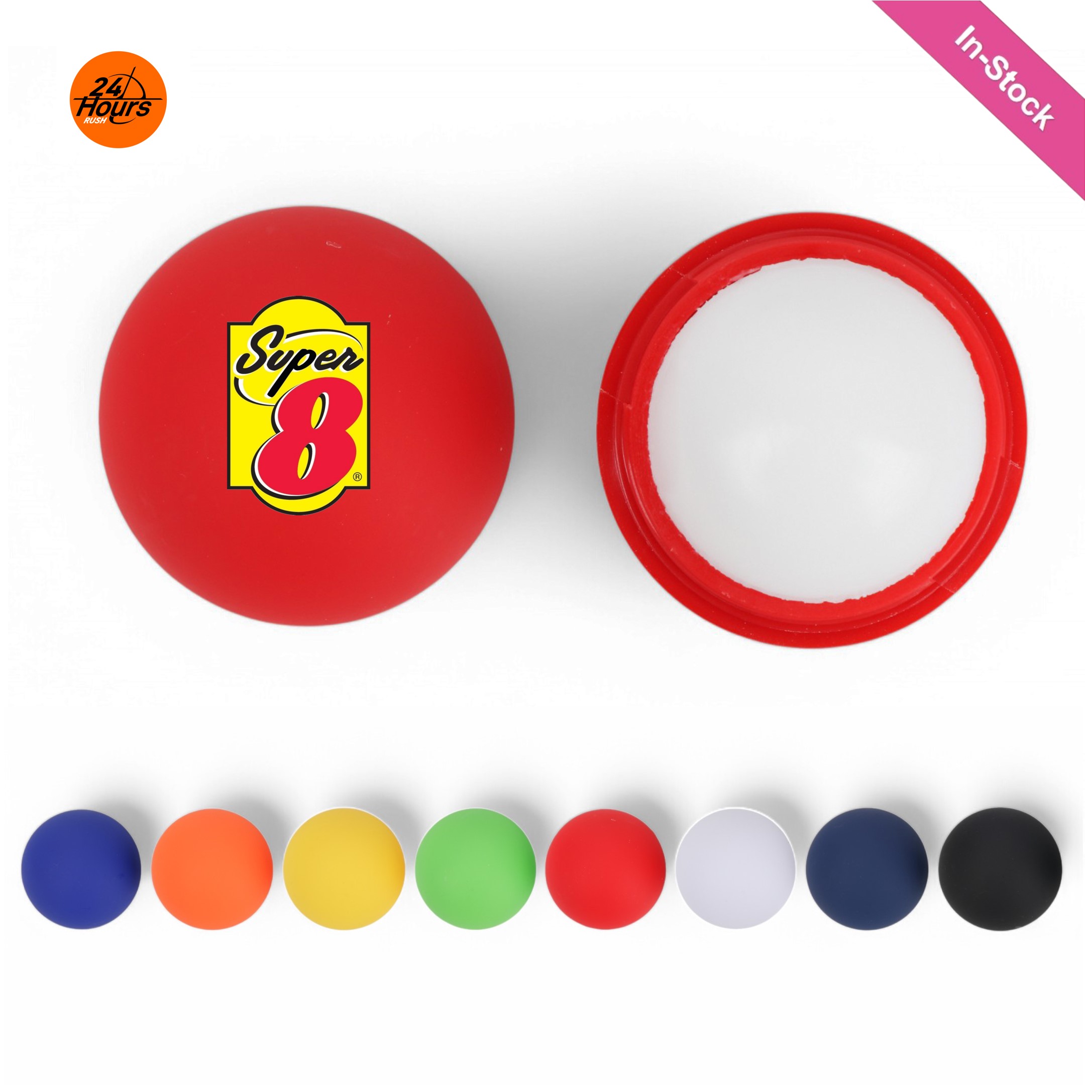 Full-Color Vanilla Lip Balm Ball with Comfort Holder 7