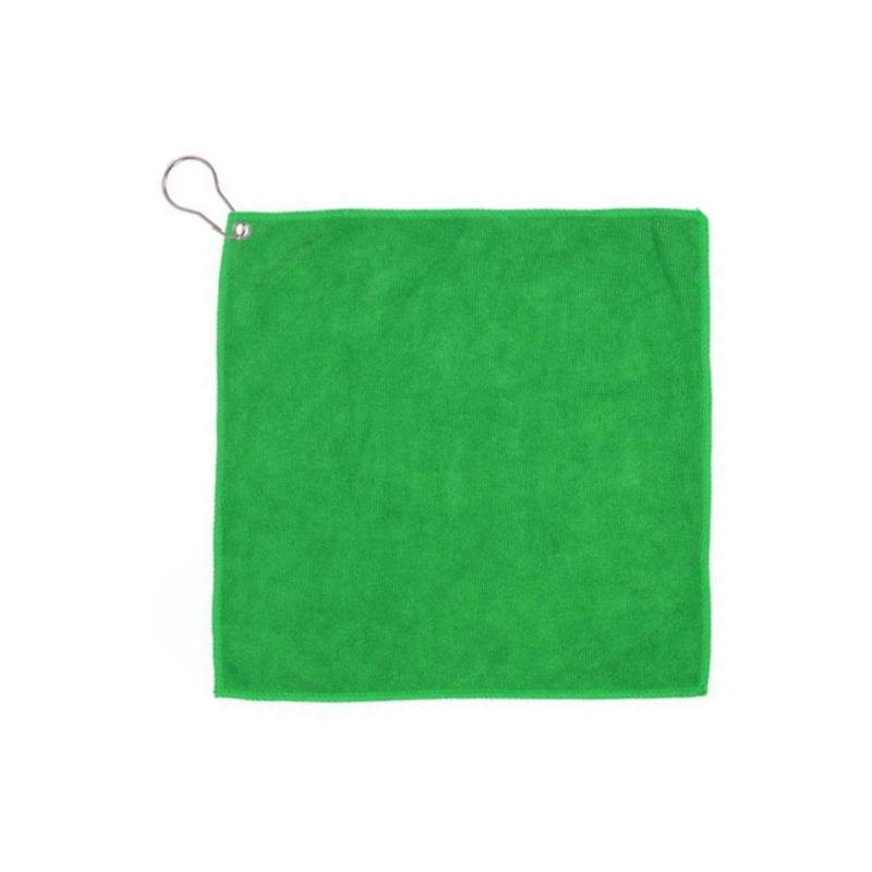Microfiber Golf Towel W/ Carabiner (7 7/8" W x 7 7/8" H) 2