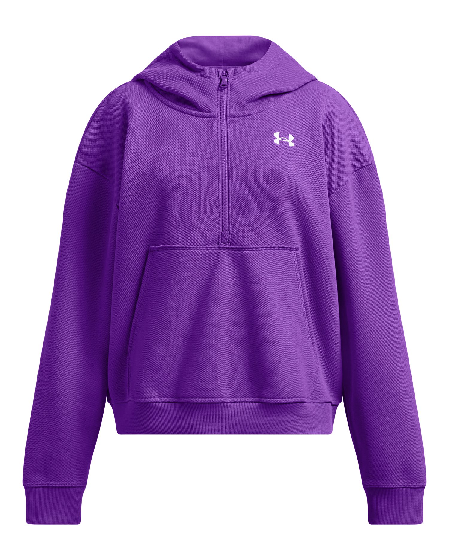 UA Rival Fleece Textured Girls' Zip 3