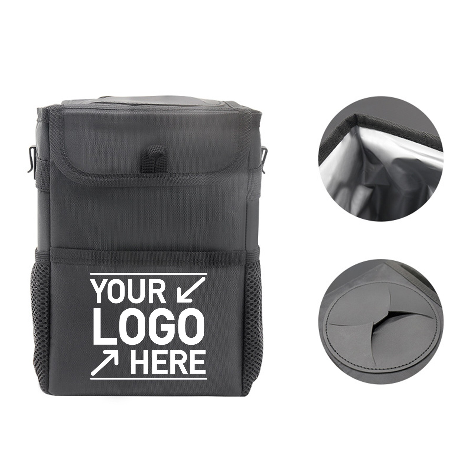 Car Trash Can w/Lid