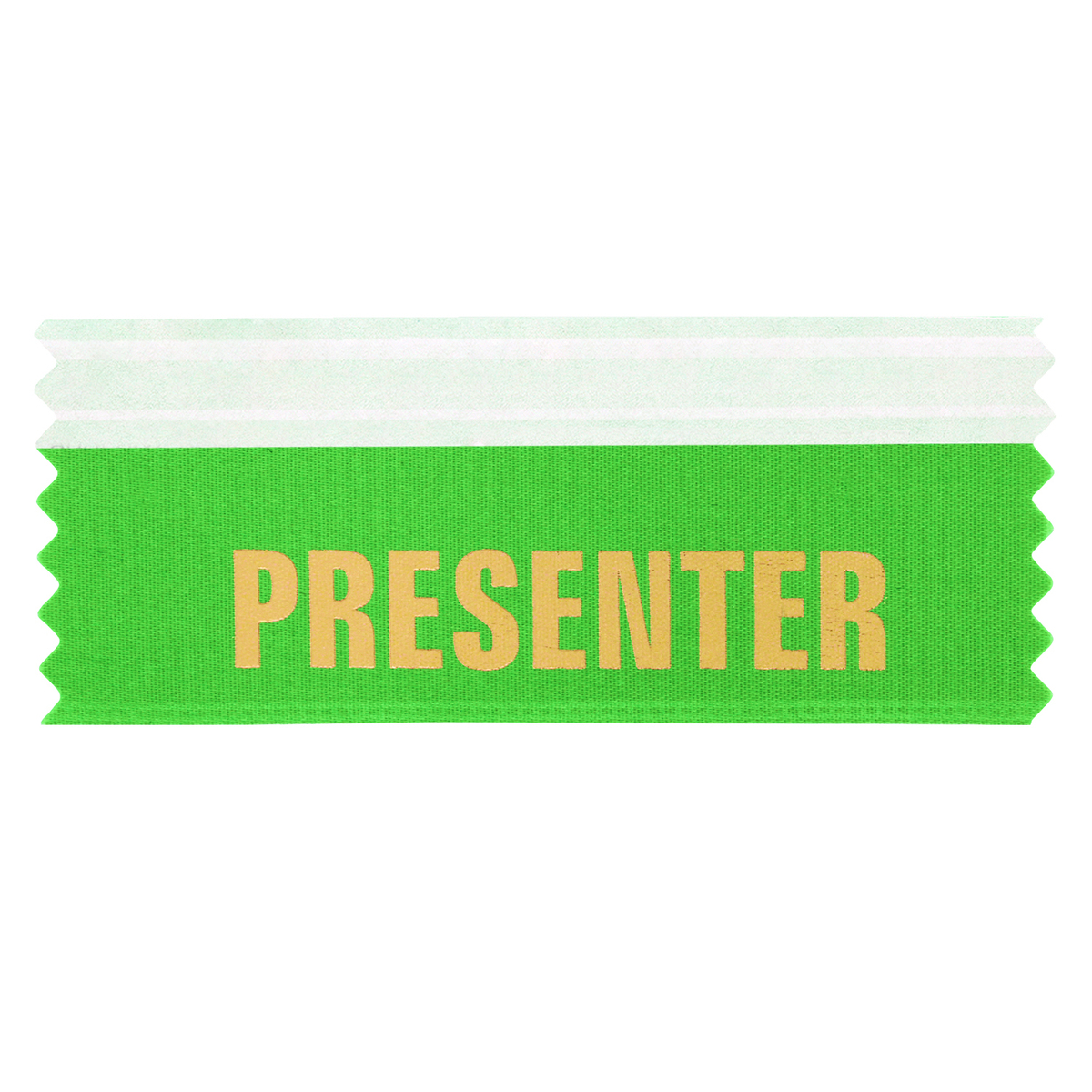 Presenter Ribbon 4"L x 1.625"W Badge Ribbons RB415PST