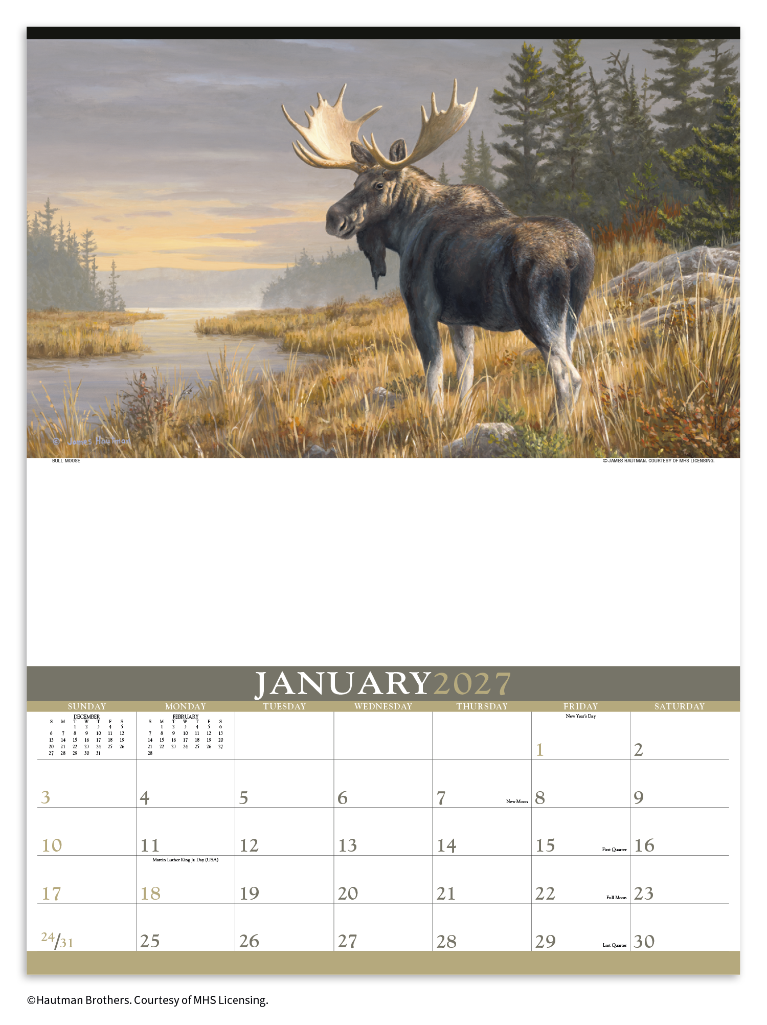 Triumph Calendars Wildlife Art by the Hautman Brothers Calendar