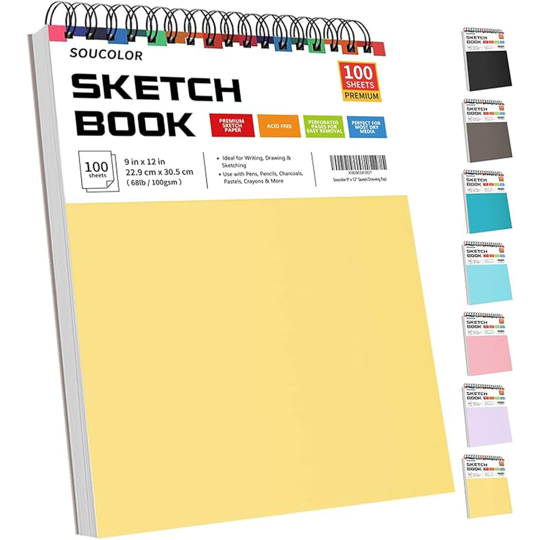 Writing And Drawing Spiral Bound Sketchbook 22