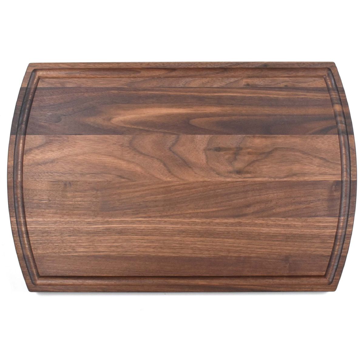 10 1/2" x 16" x 3/4" Walnut Cutting Board with Juice Groove - Thumbnail 2
