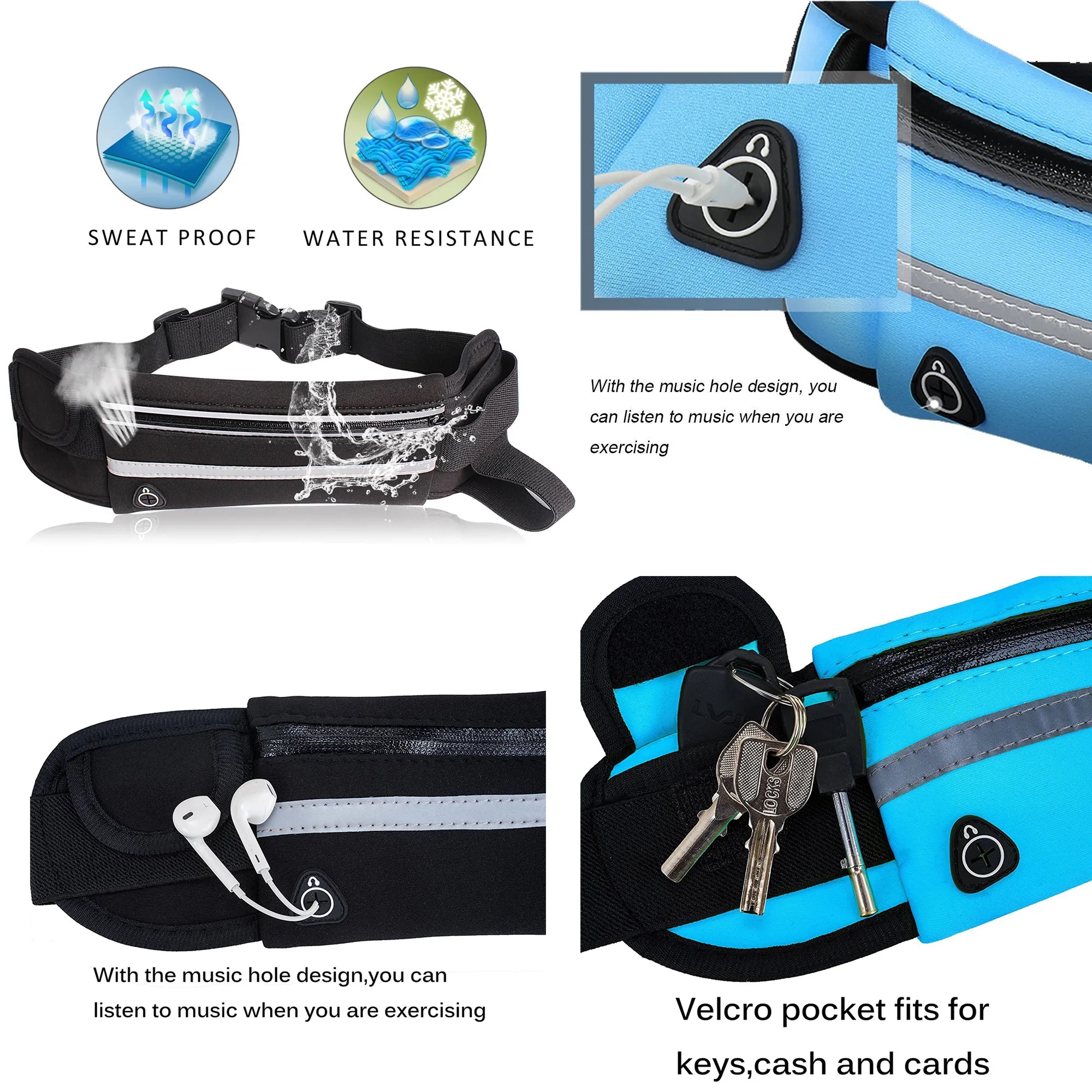 MOQ 100PCS Fanny Pack for Women Men Waist Crossbody Bag 7