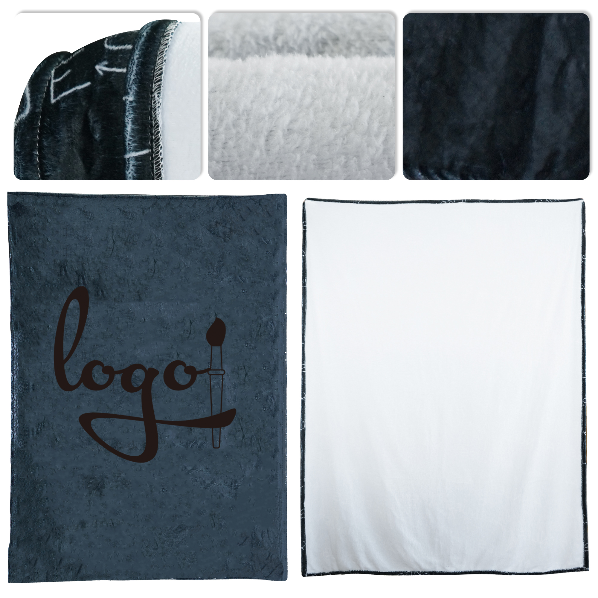 Custom Logo Blanket
