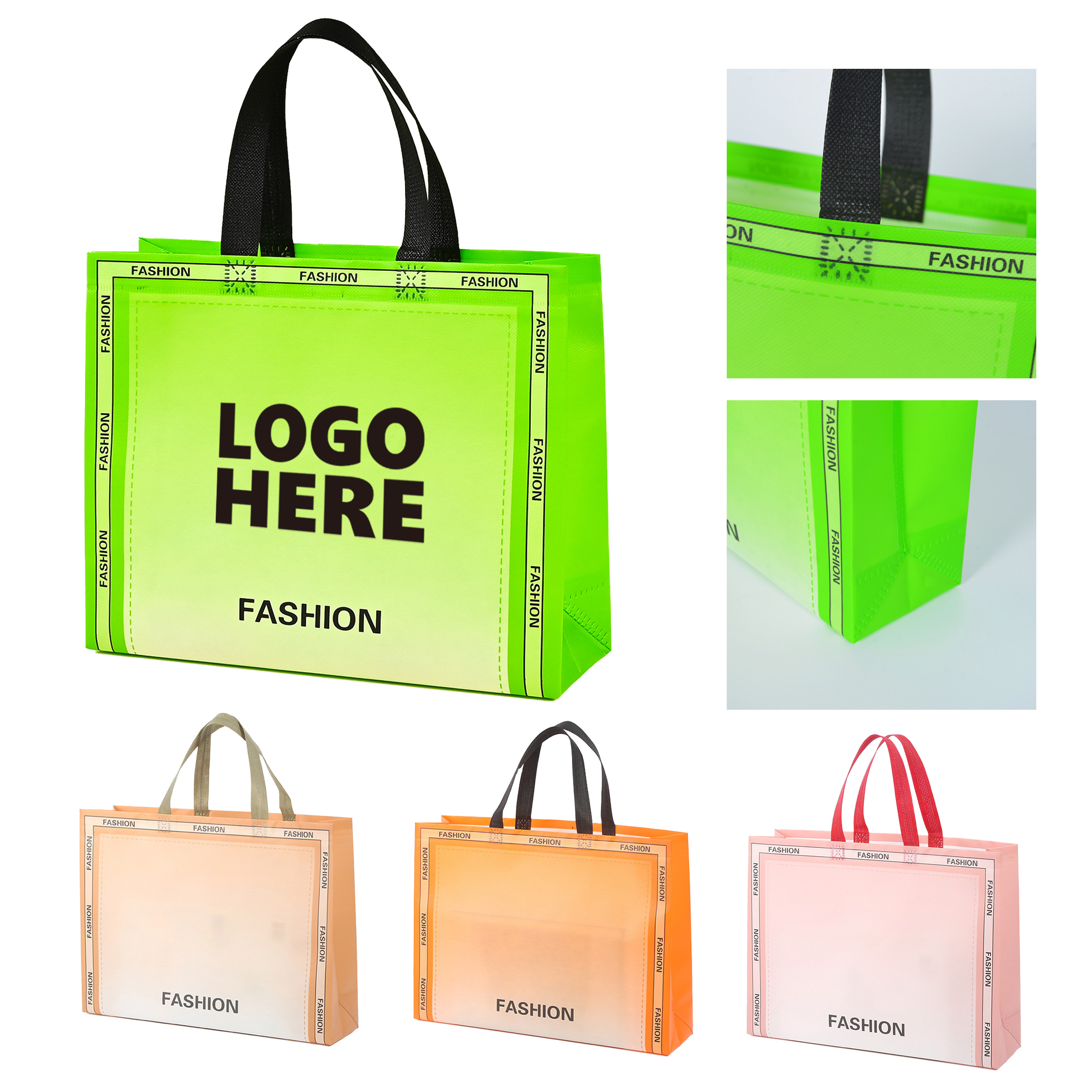 Gradient Color Gift Shopping Bag