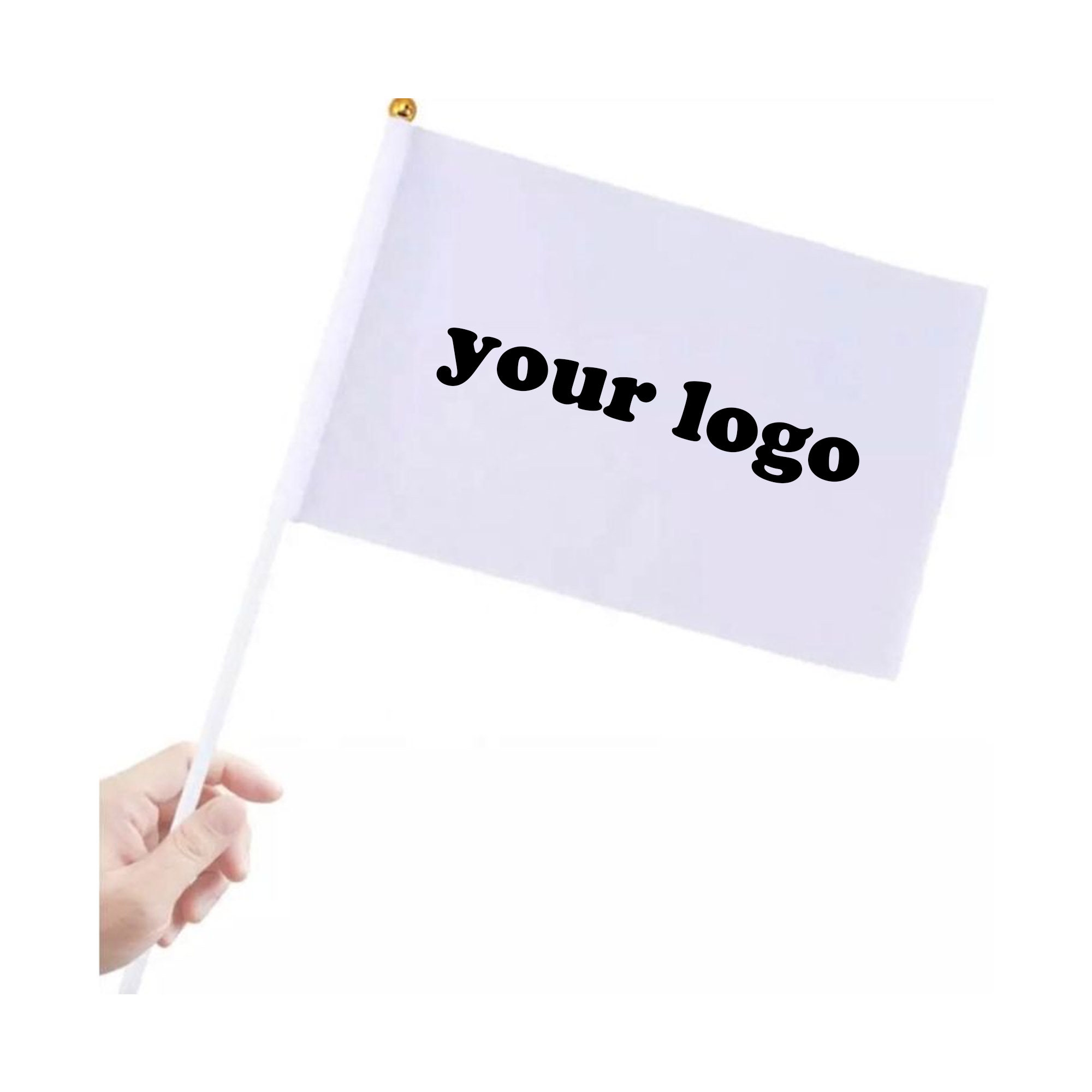 MOQ 100 pcs Promotional Hand Flag 2