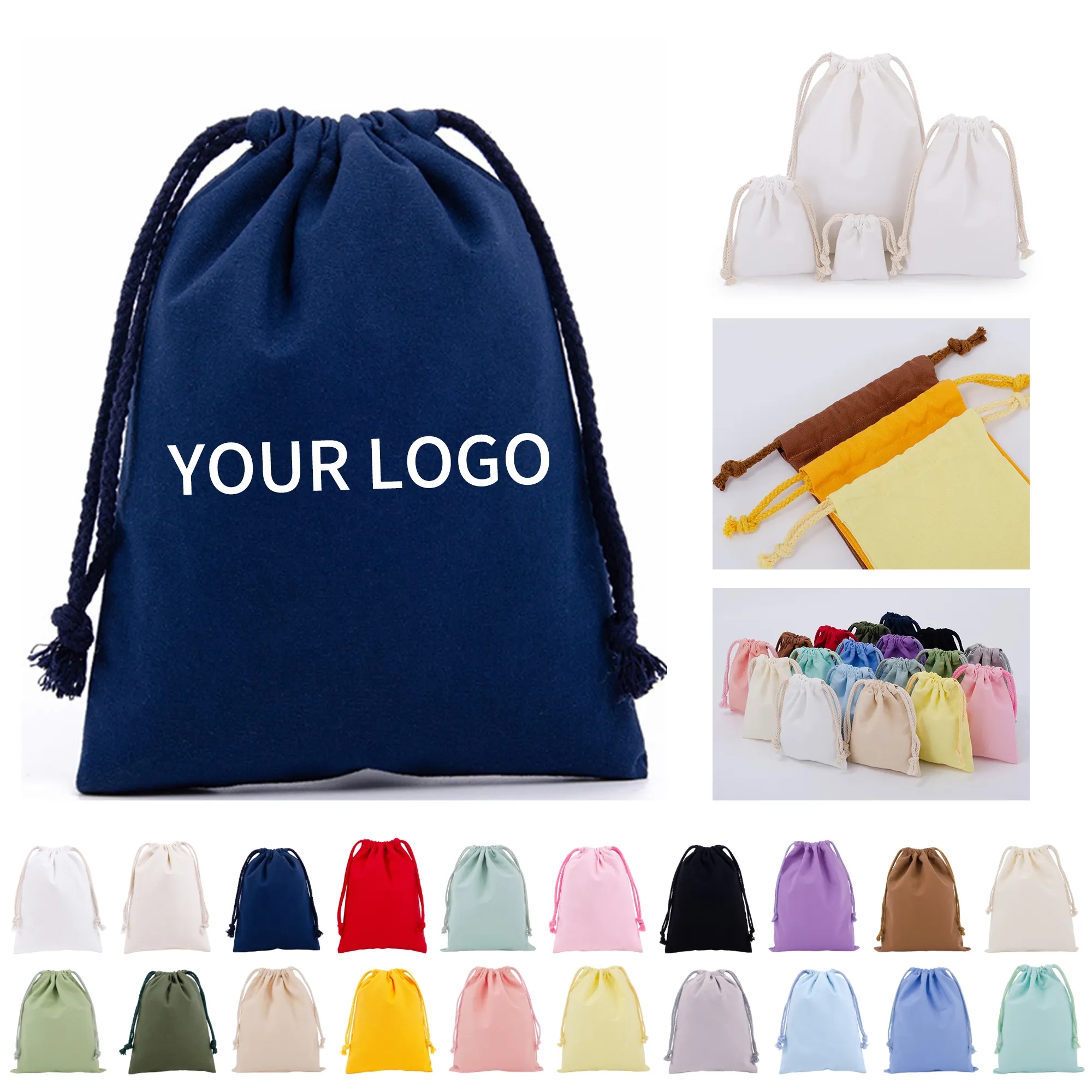 Muslin Drawstring Bag