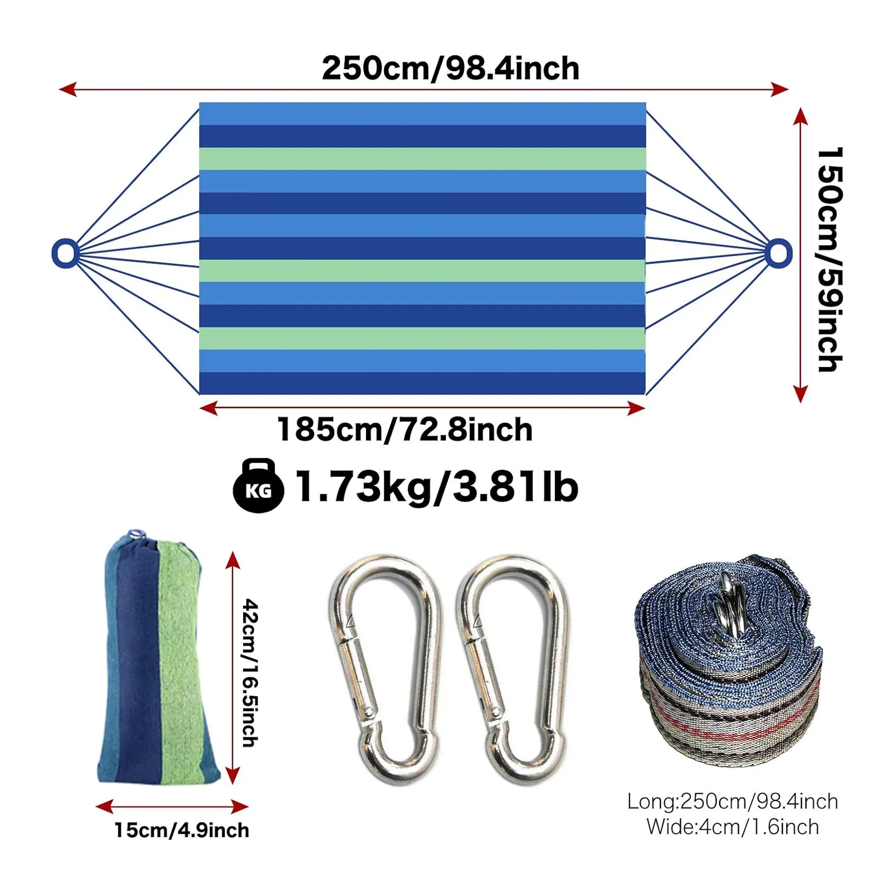 Outdoor Hammock Hanging Swing Chair 7
