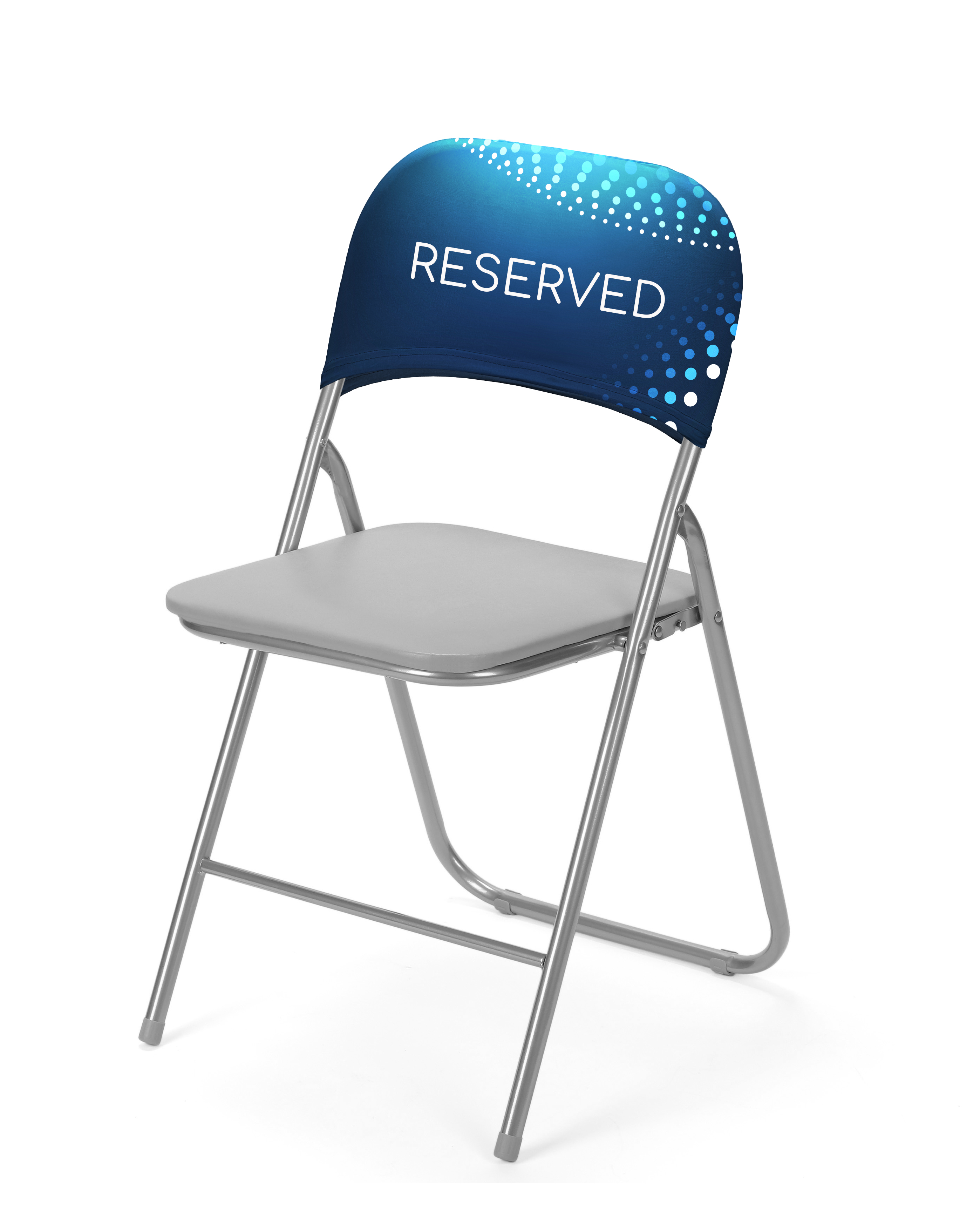Stretch fabric chair advertising cover 10