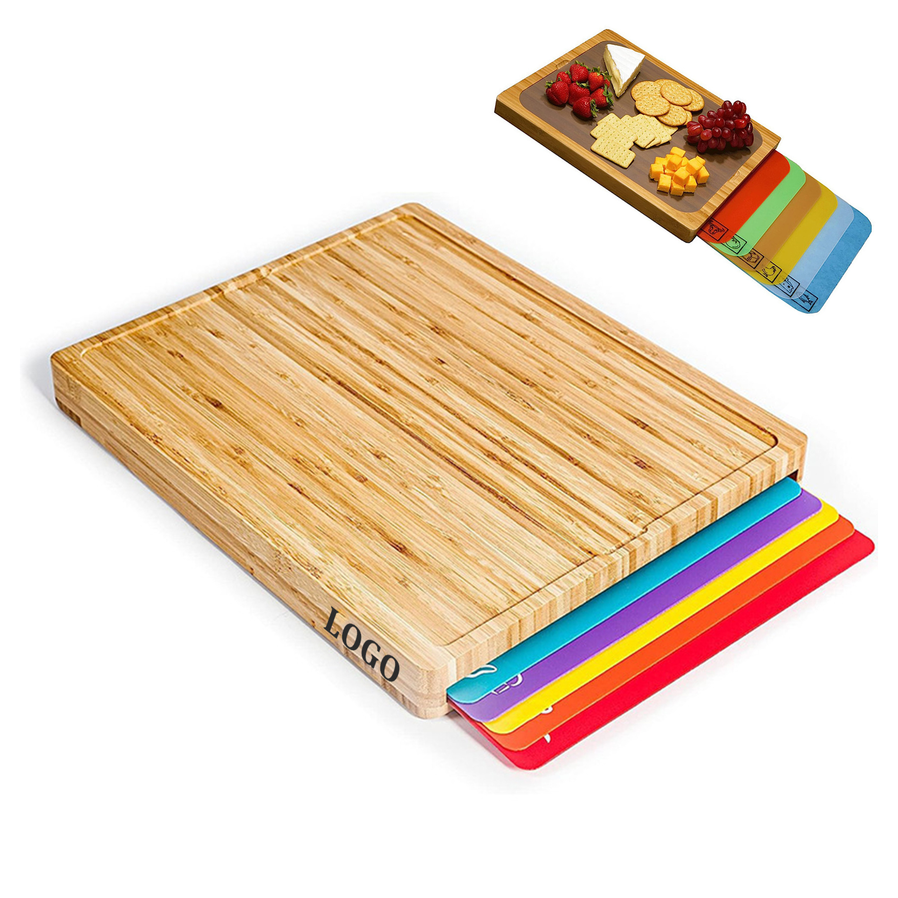 Bamboo Cutting Board Set