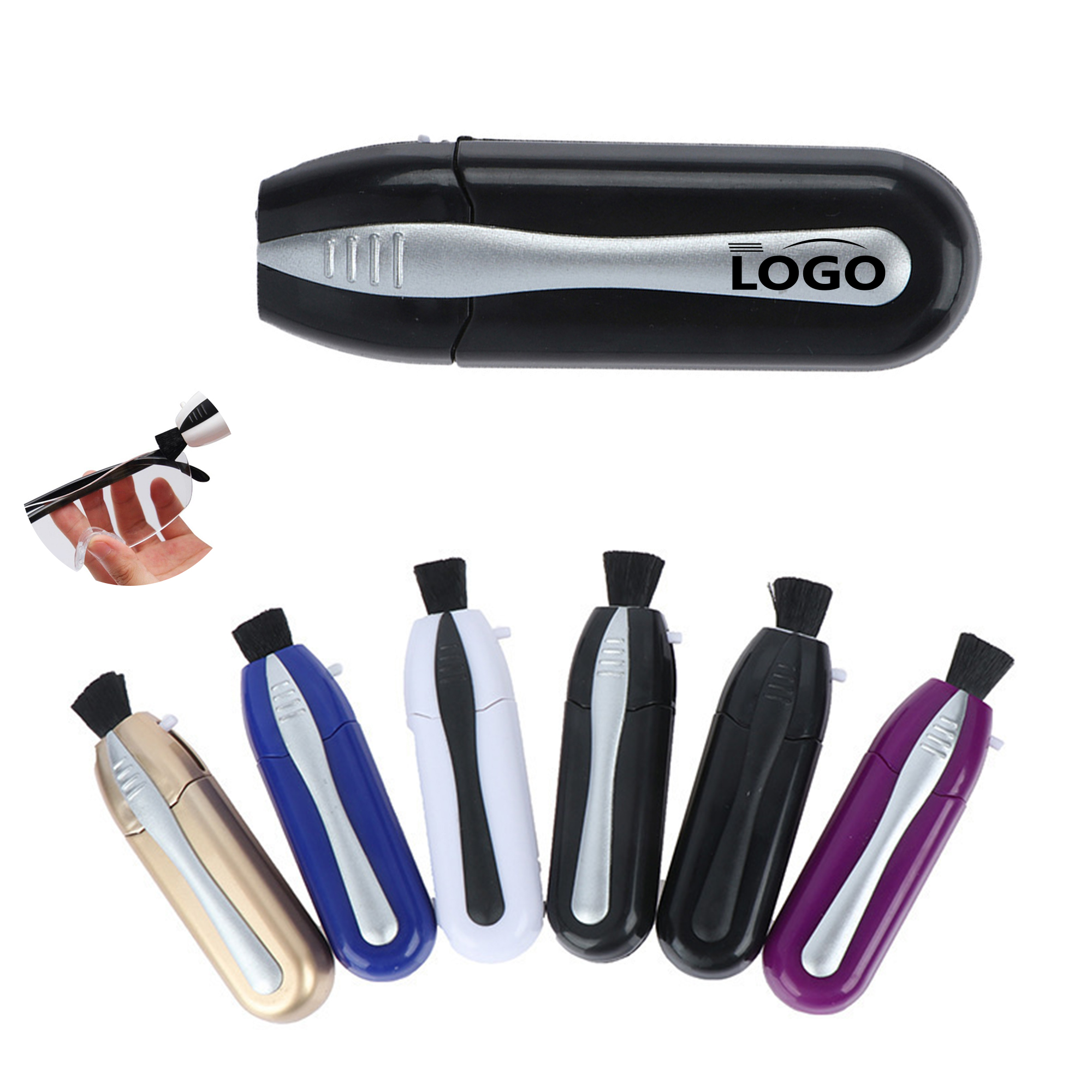 Compact ABS Glasses Cleaning Brush 3