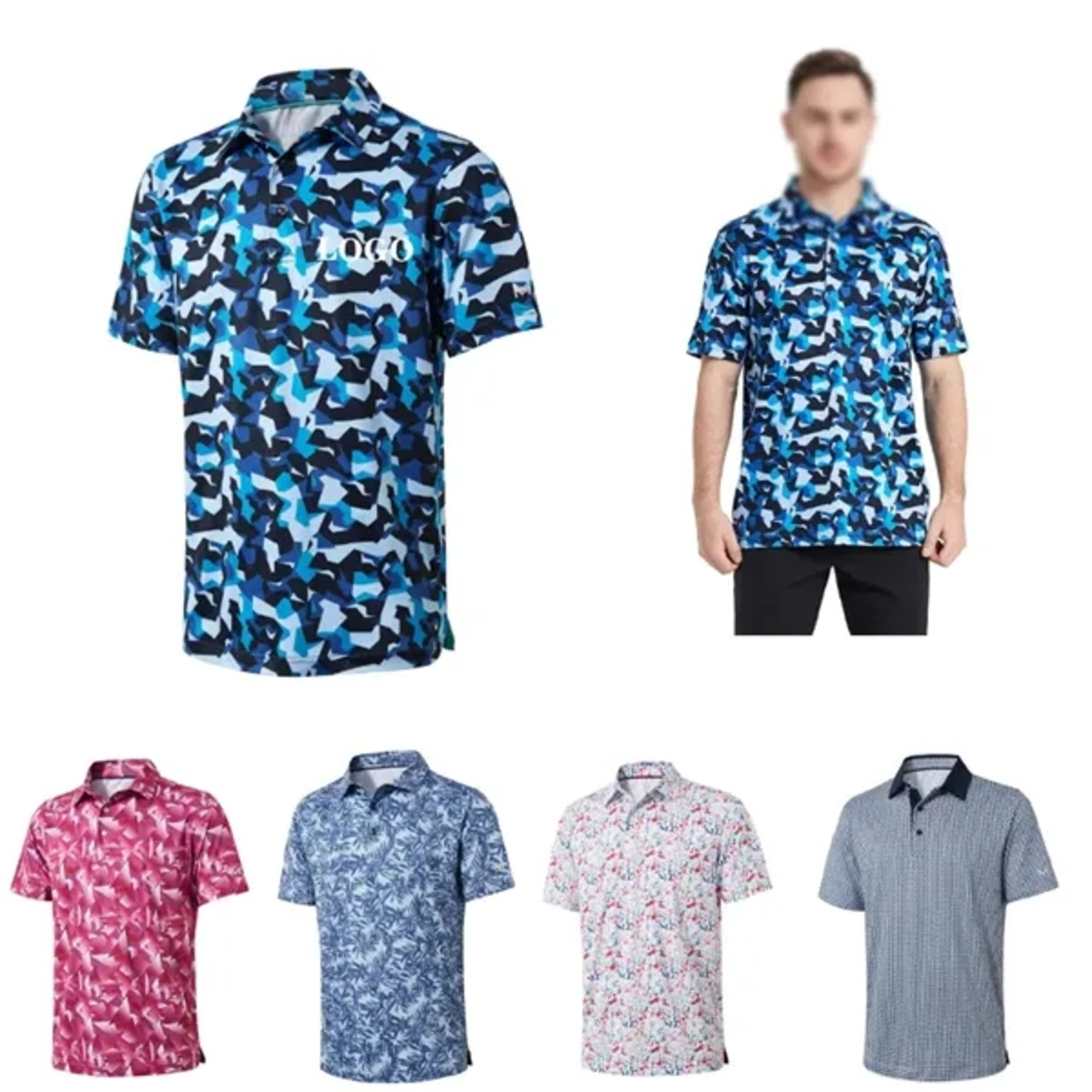 Men's Dry Fit Golf Polo Shirt