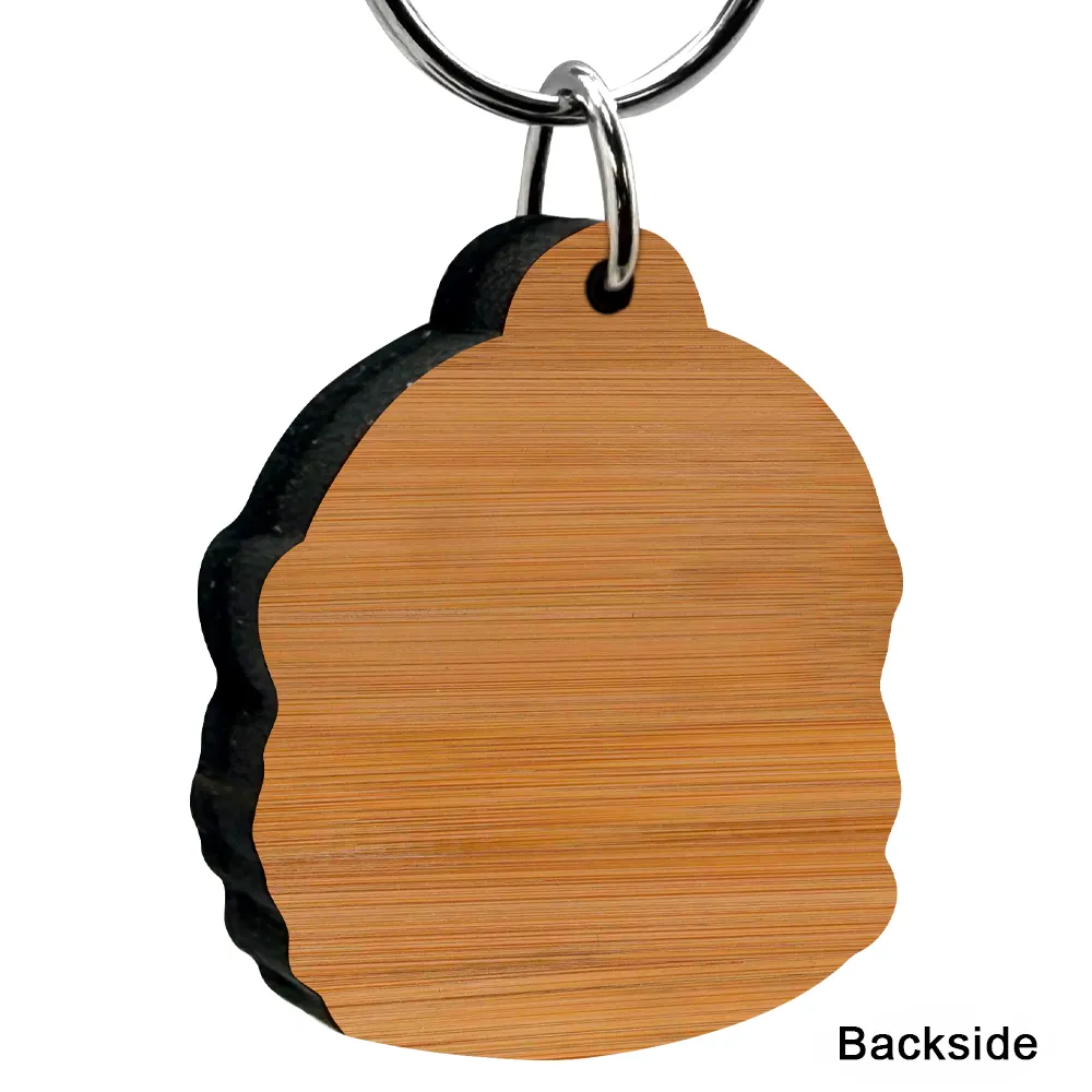 Ultra Vivid Bamboo Keychains 22