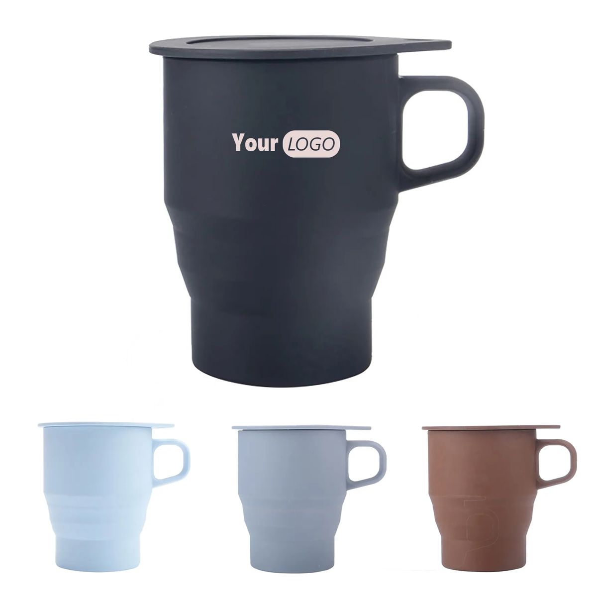 Polypropylene Silicone Folding Mug