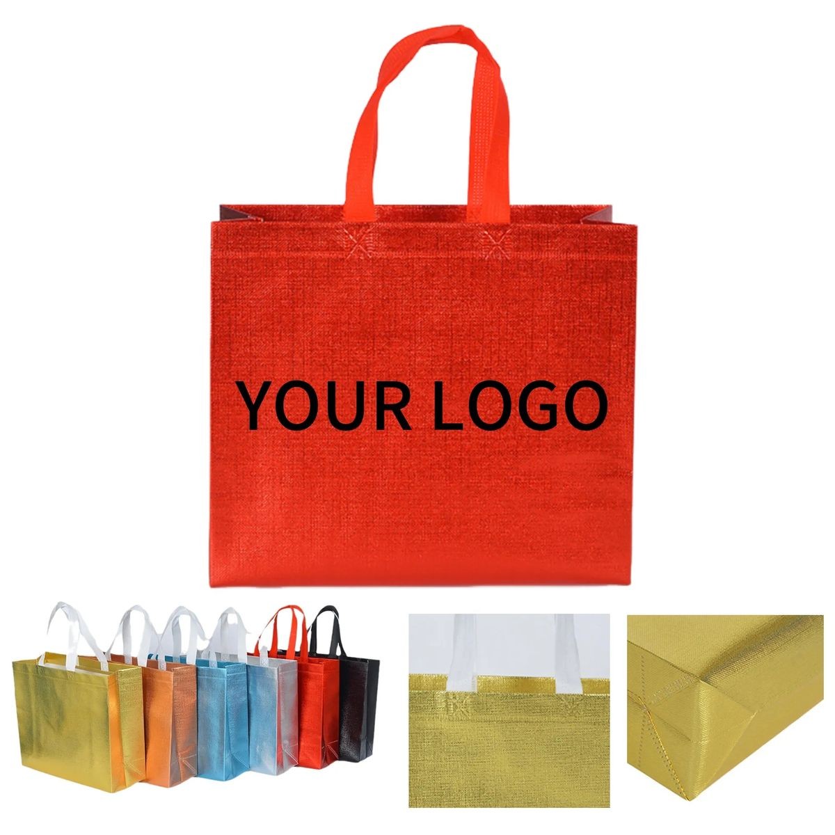 Silkscreen Printed Laser Effect Gift Bag