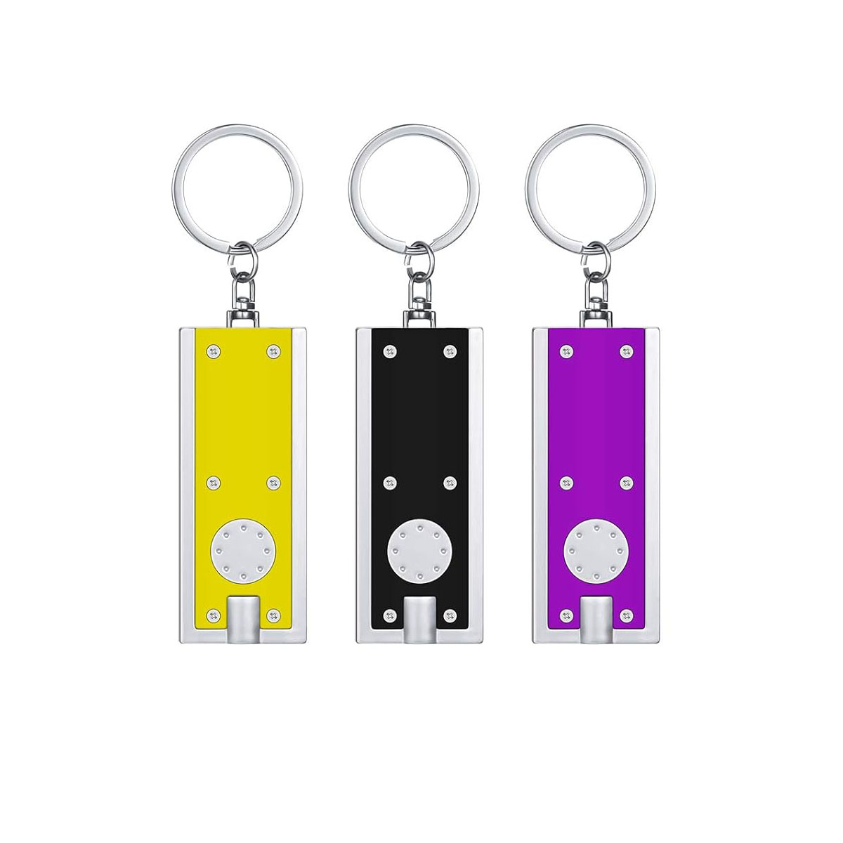 Mini LED Flashlight Key Ring 9