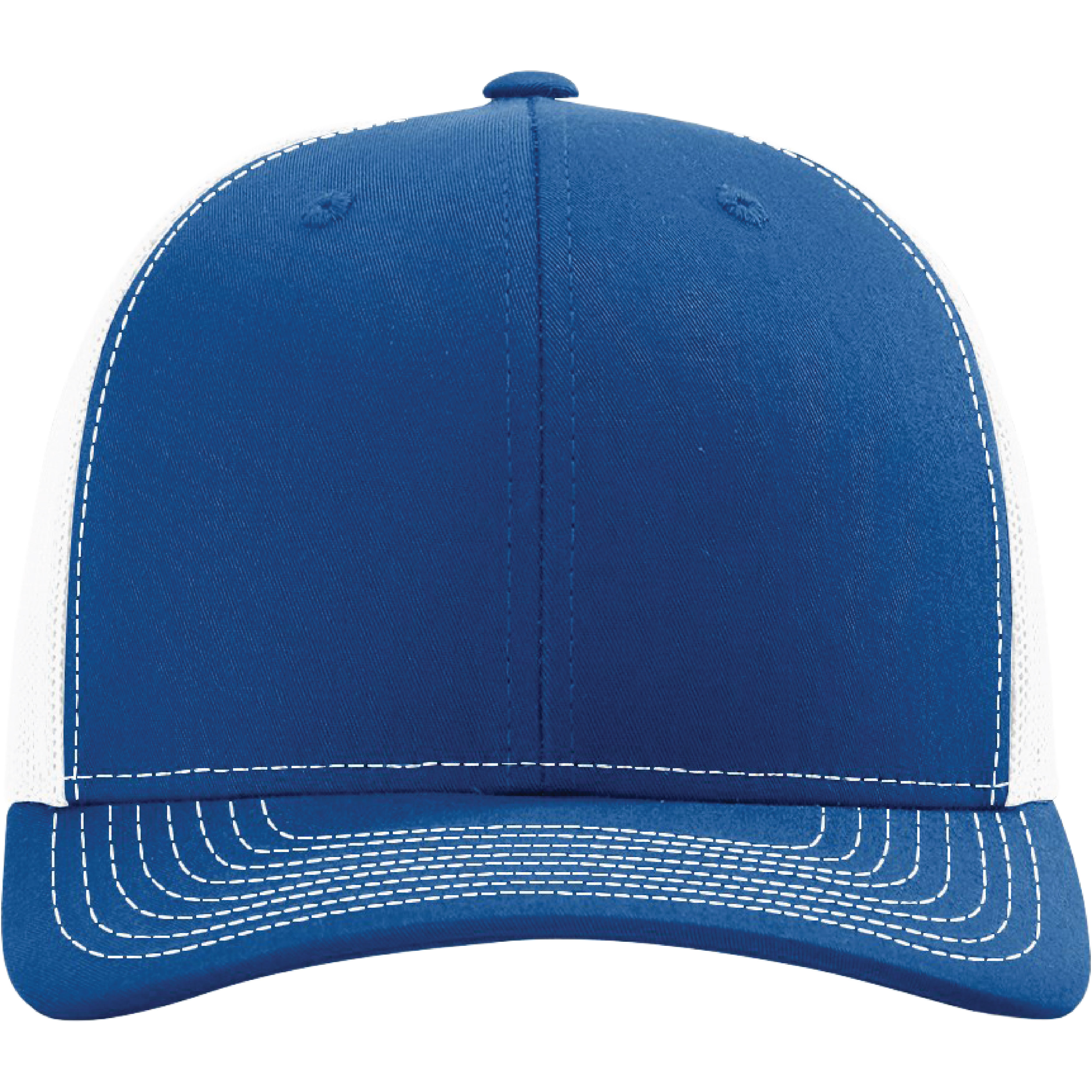 Richardson 112 6-Panel Snapback Trucker Hat w/Leatherette Adhesive Patches or Embroidery 286