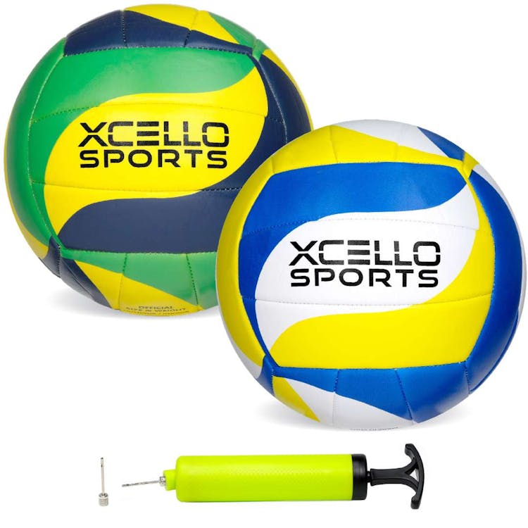 Volleyballs - Green and White Official Size 3