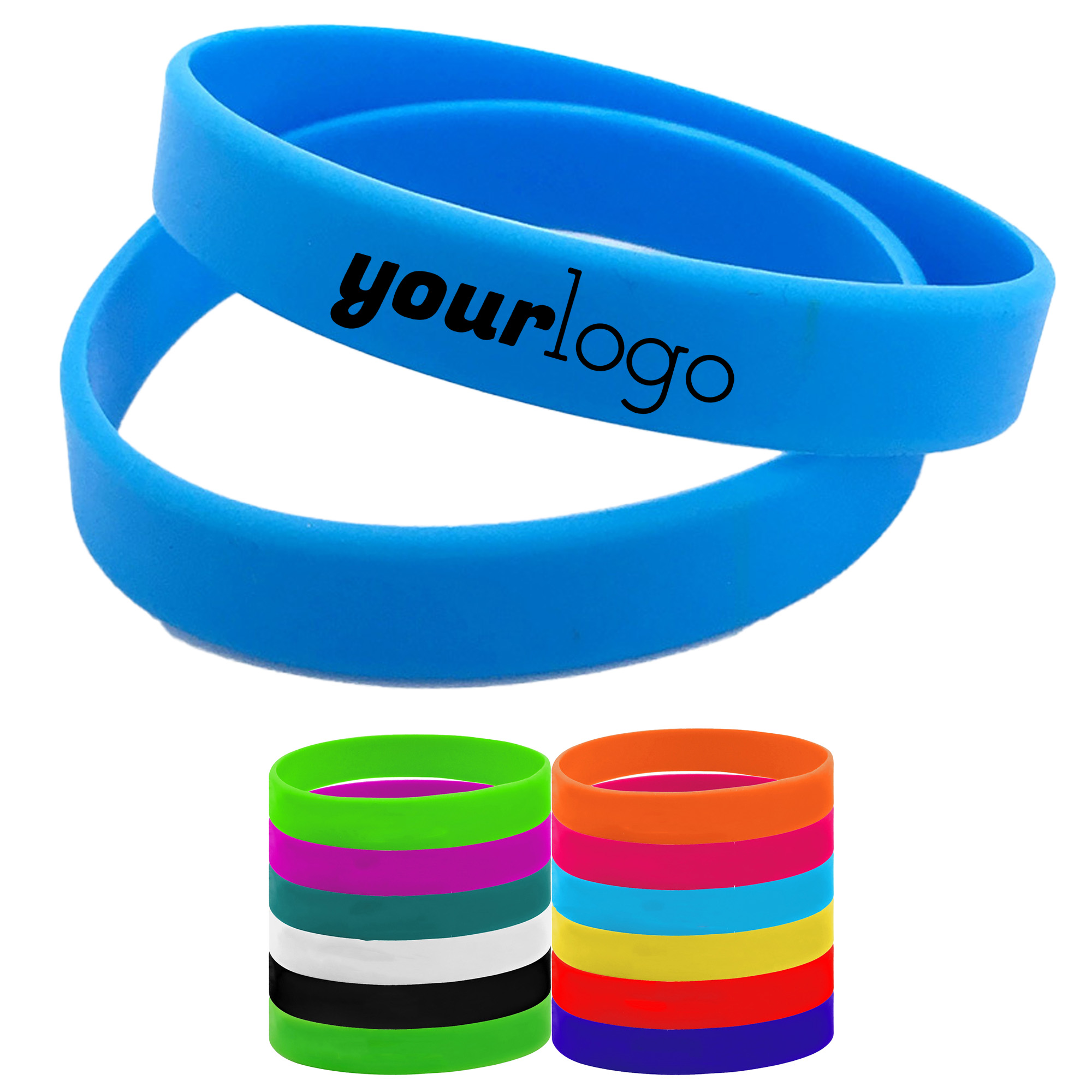 Flexible Custom Silicone Bracelets for Campaigns 20