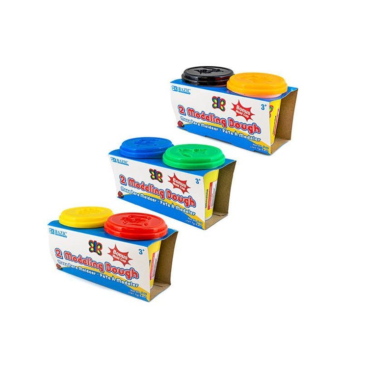 Modeling Dough - 2 Pack 5 oz Assorted Colors 3