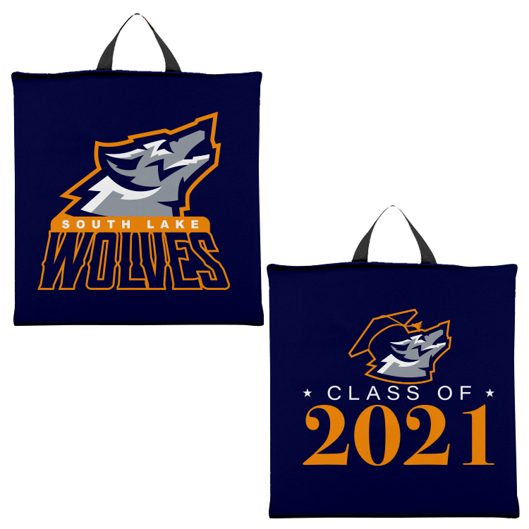 Graduation Full Color Stadium Cushion 3