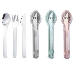 Stainless Steel Utensil  Travel Cutlery Set to GO