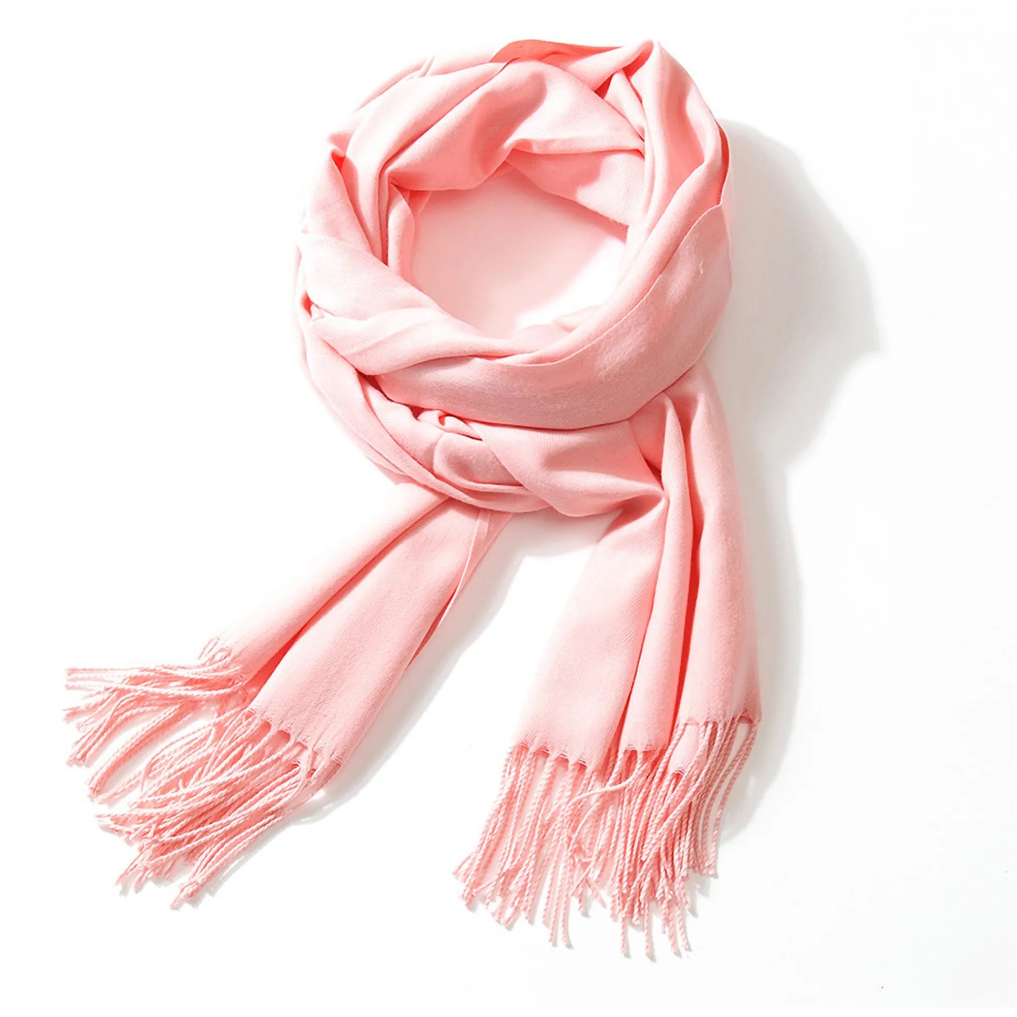 Soft Cashmere Scarf w/Fringes MOQ 50 PCS 14